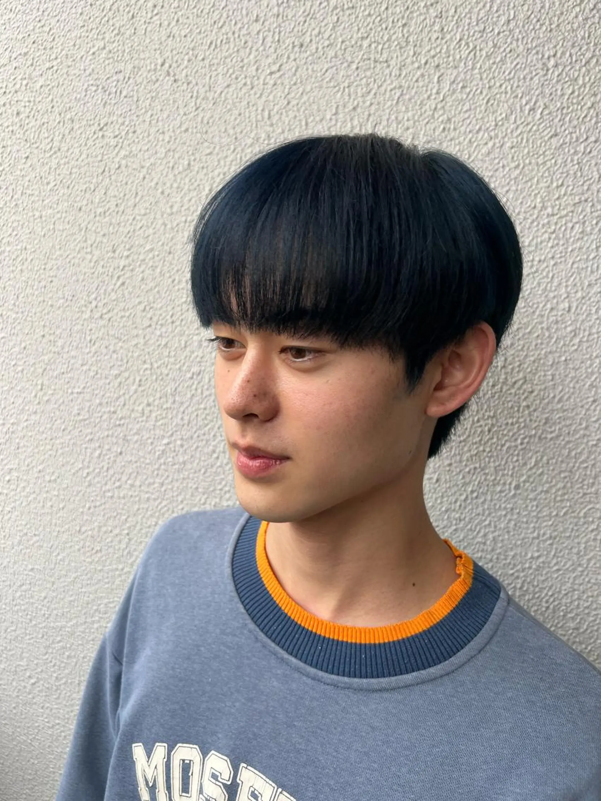 ミディアム カラー メンズ 柳澤 和也のヘアスタイル