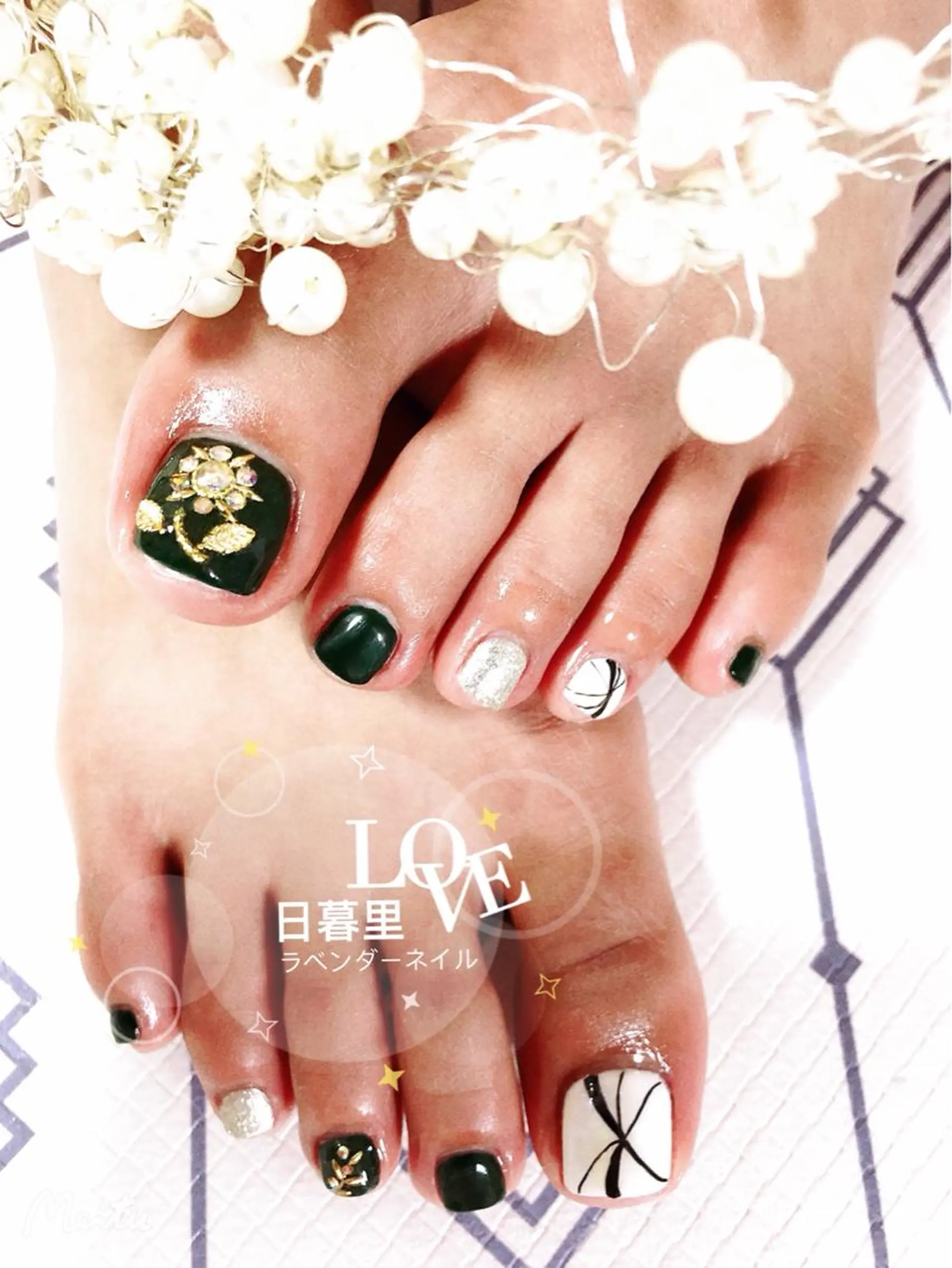 ネイル ラベンダー💖日暮里 ルル💖ネイルのネイルデザイン