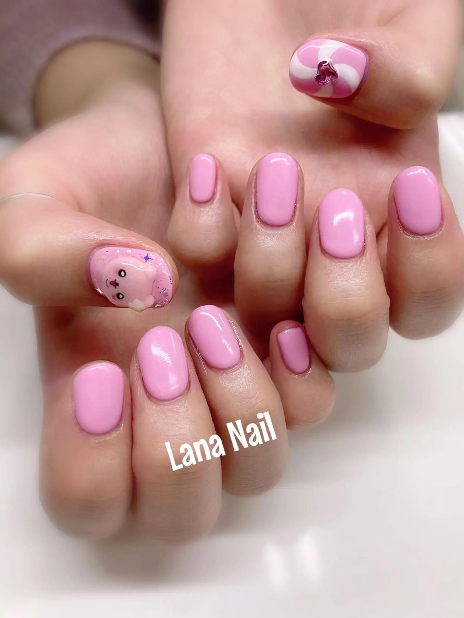 ネイル アートネイル ワンカラーネイル Lana Nailのネイルデザイン