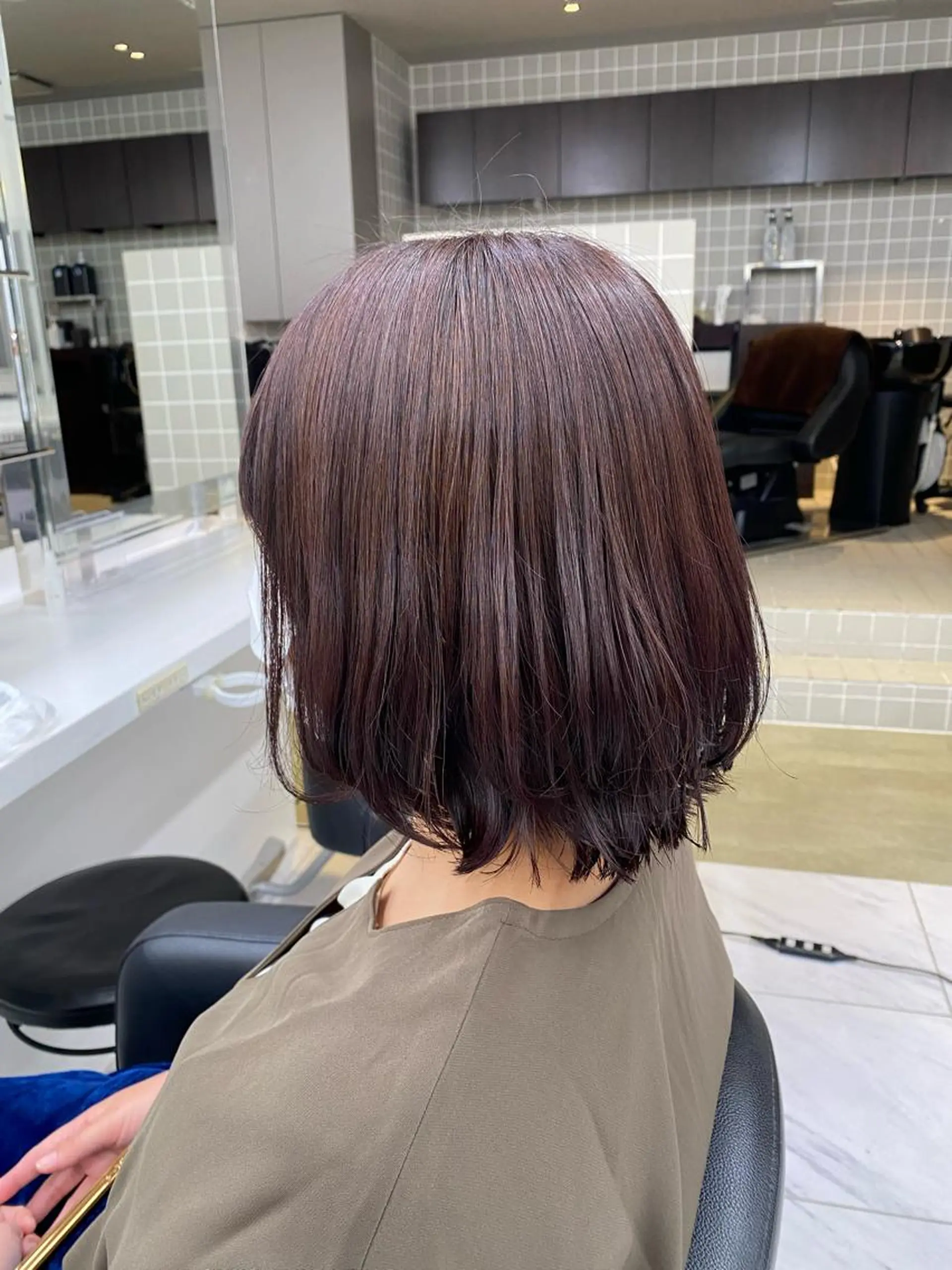 ロング カラー ヘアアレンジ キッズ ブラウンカラー ピンクカラー ピンクブラウン レイヤーカット TRU Shino🦋のマツエク・マツパデザイン