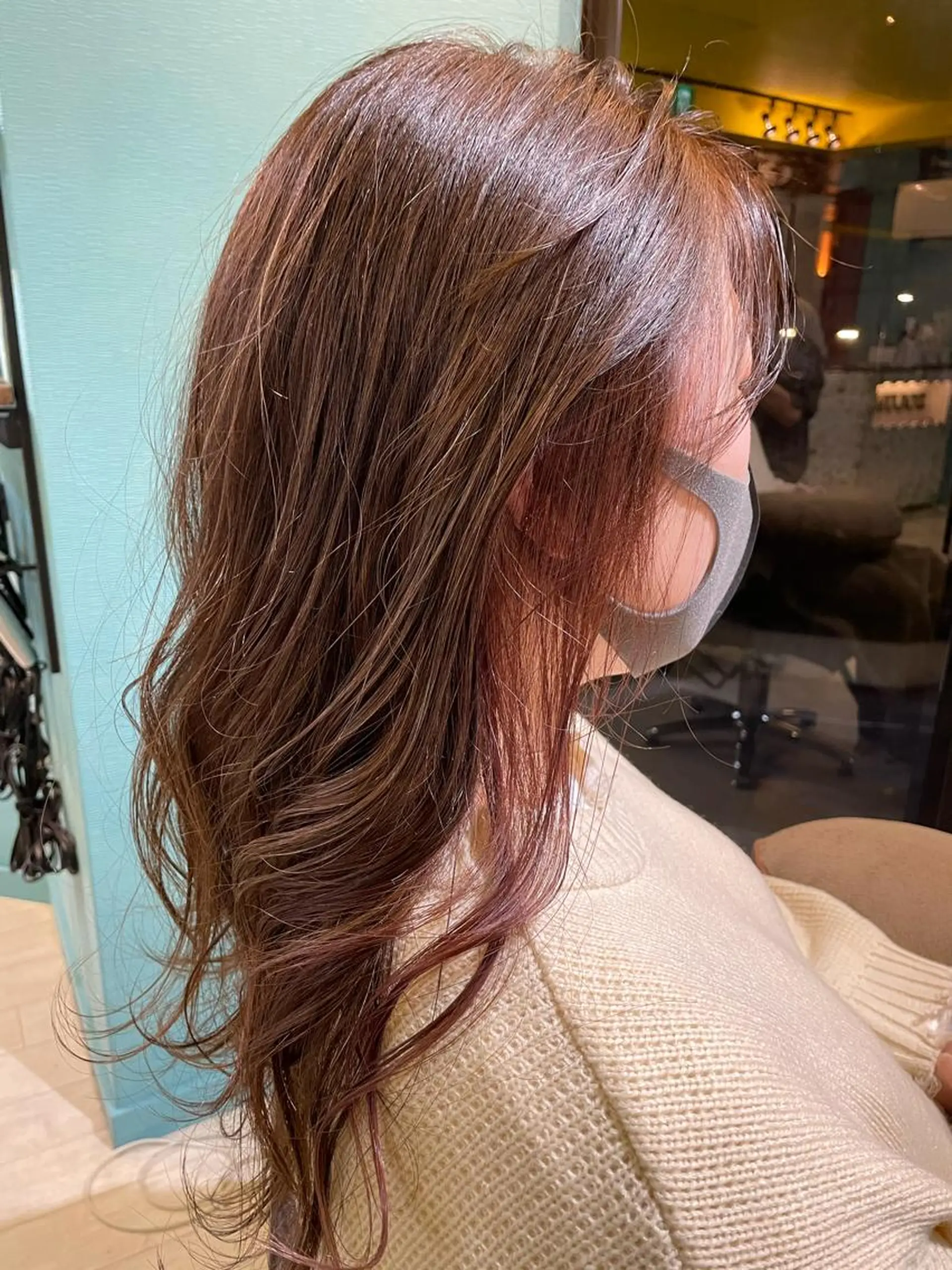 ロング ヘアカラー 末石 智のヘアスタイル