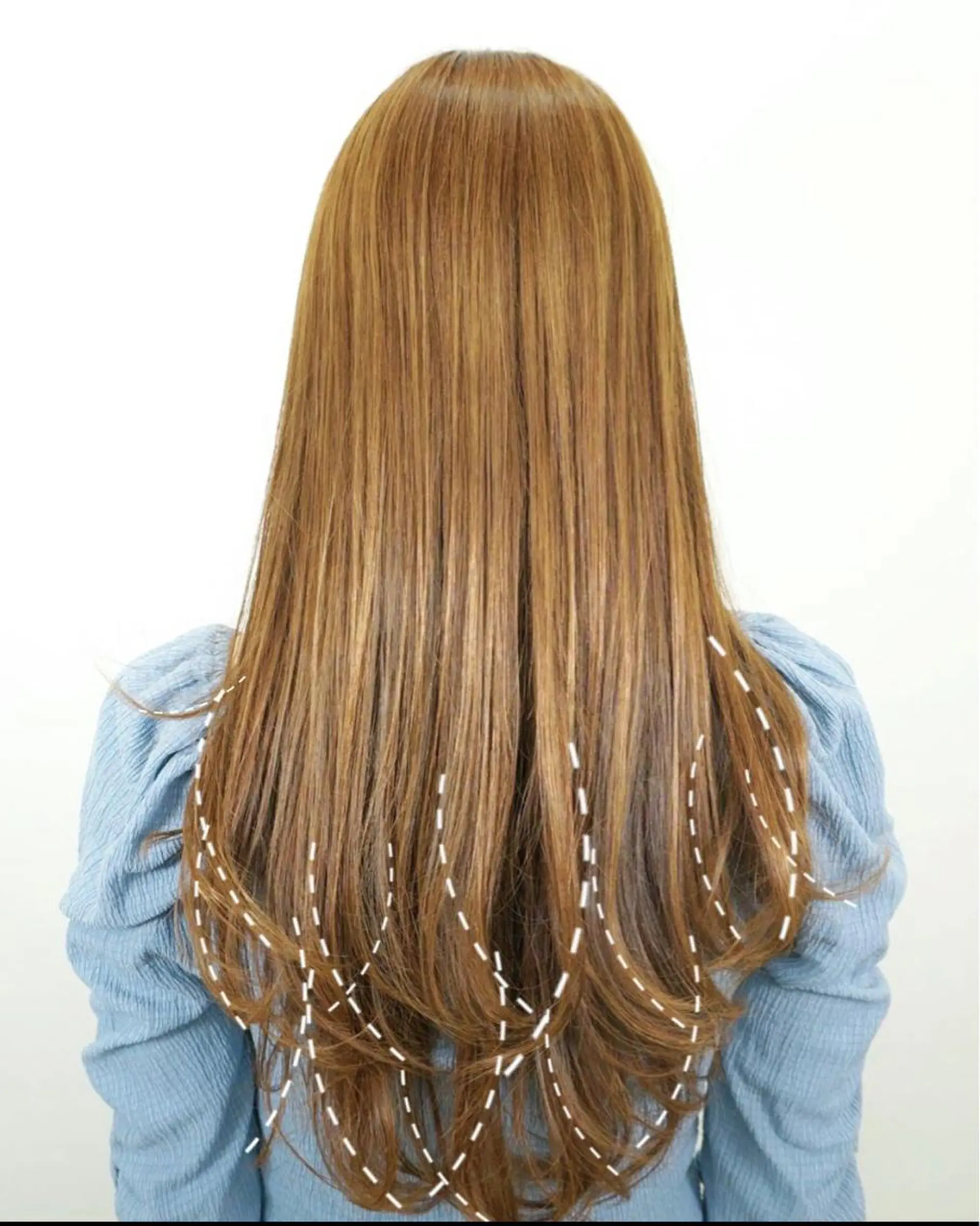 ロング カラー もりたみかこ 美容師お休み中のヘアスタイル