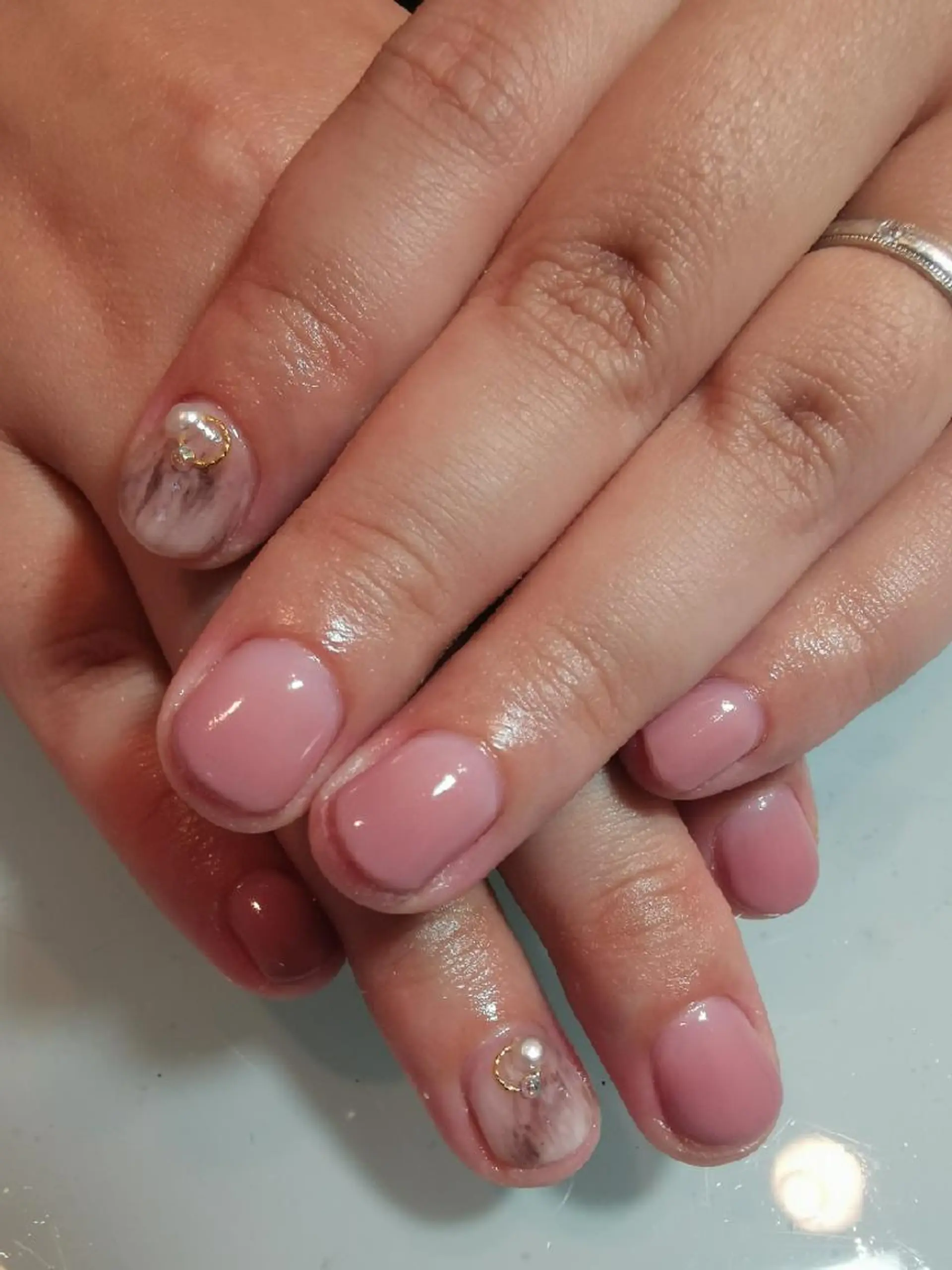 ネイル ピンク 人気エリア💖完全個室【ルリエ】所属・ネイルサロン Lelienルリエのネイルデザイン