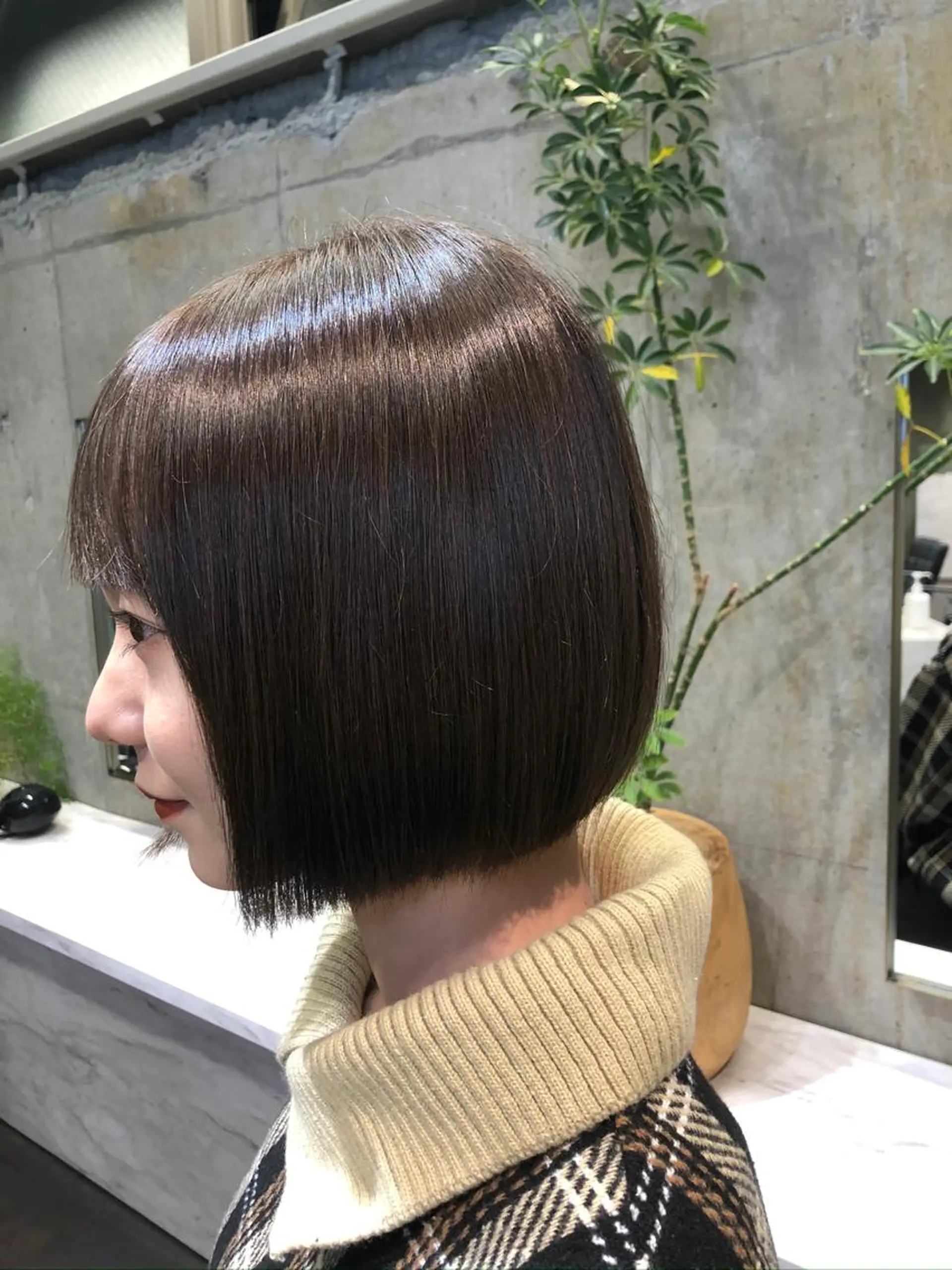 ショート レイヤー特化/小顔顔 周り/セノ/表参道のヘアスタイル