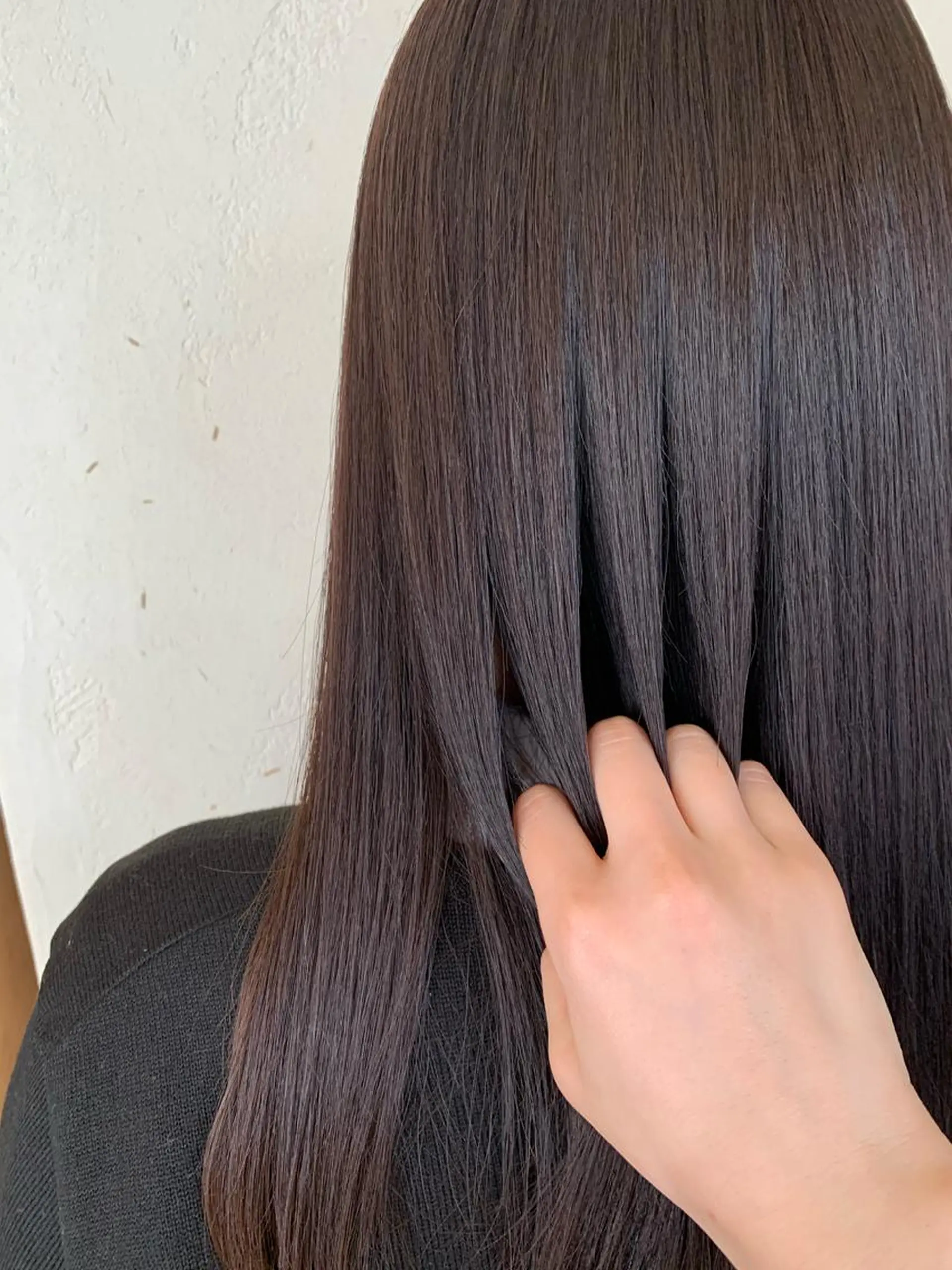 ロング 近鉄奈良 カラー　うのさくらのヘアスタイル