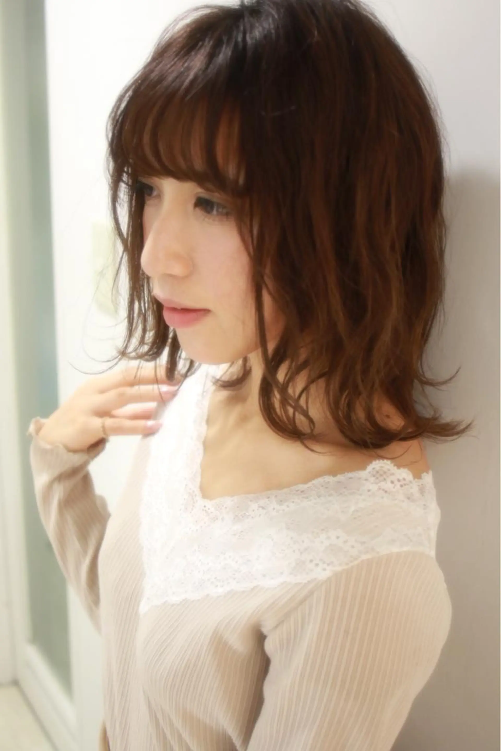 ミディアム 若宮 宣弘のヘアスタイル