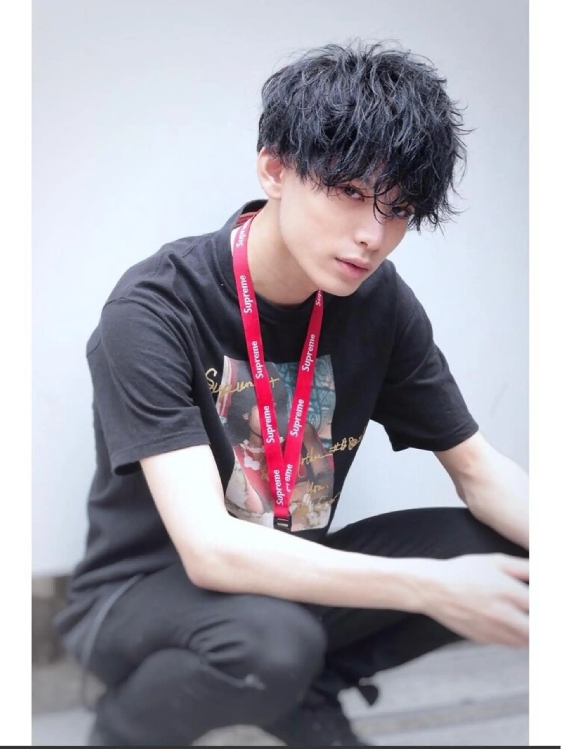 ショート パーマ メンズ 河島 裕樹のヘアスタイル