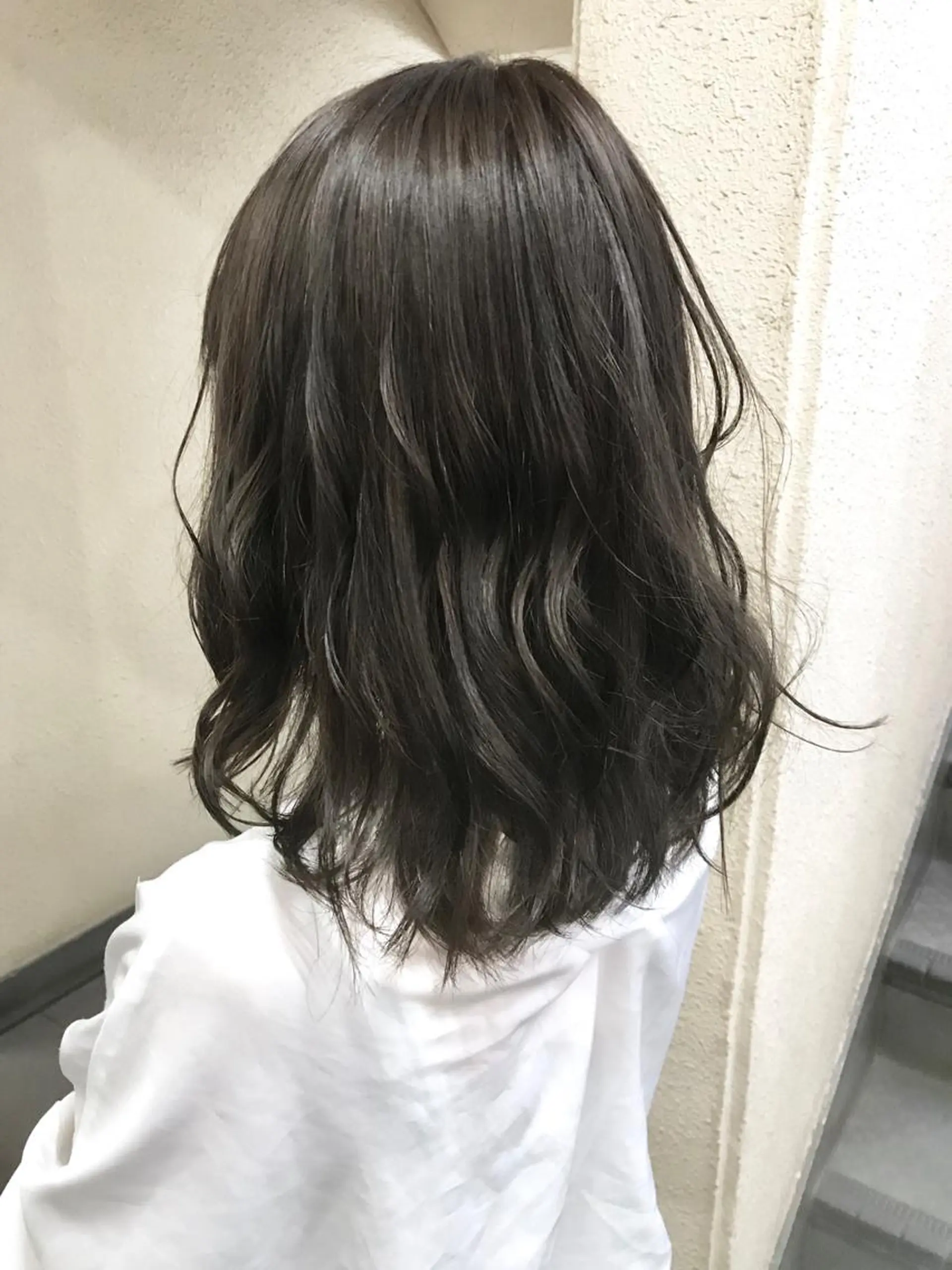 ミディアム カラー グレージュ カット ヘアカラー トリートメント 💎髪質改善💎 デザイナーshinのヘアスタイル