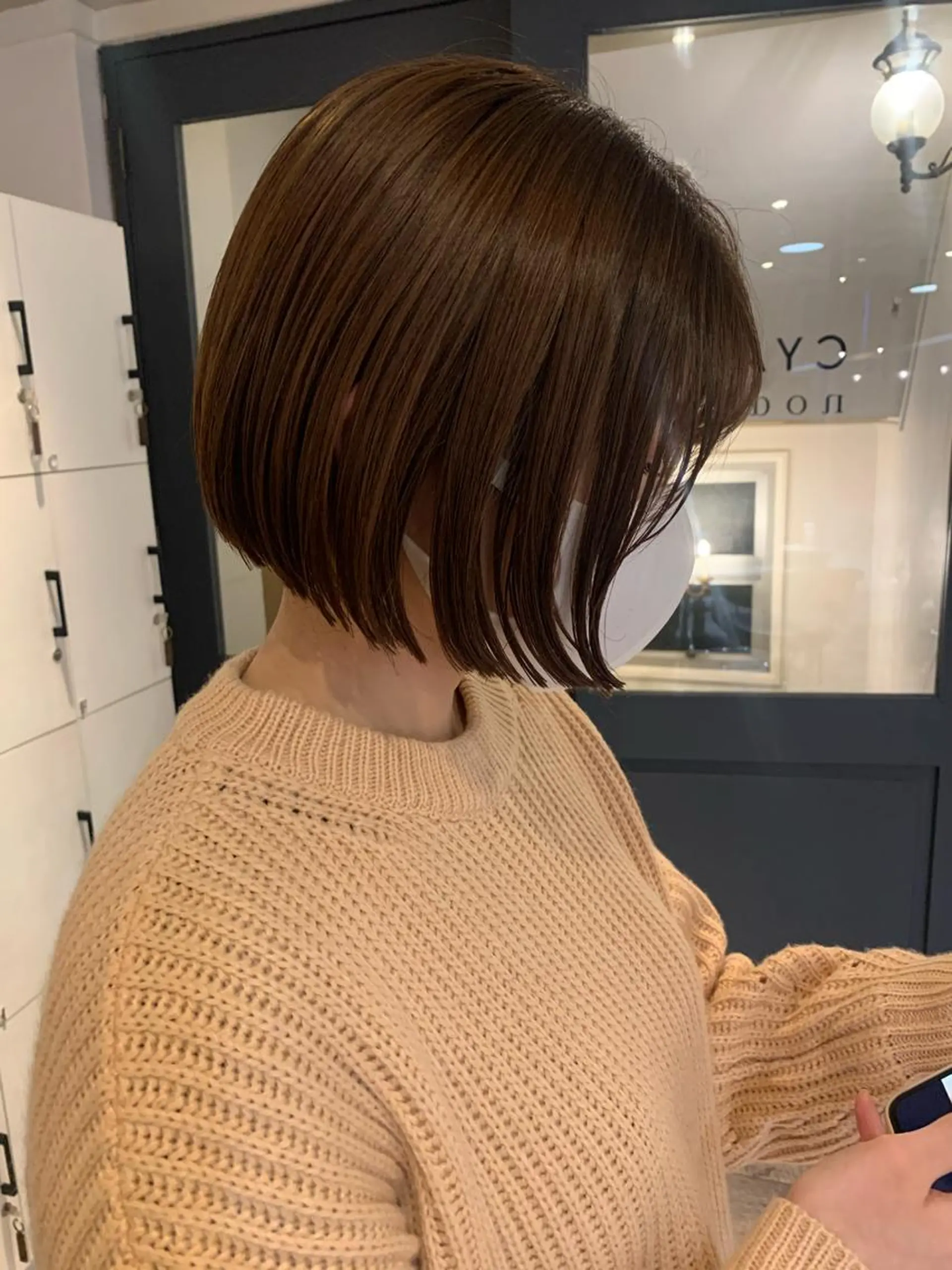 ショート カラー パーマ ヘアアレンジ メンズ キッズ ネイル マツエク・マツパ メンズ韓国風 韓国風マツエク ボブ 韓国風ヘア 韓国ネイル ウルフレイヤーカット /チヒロのヘアスタイル