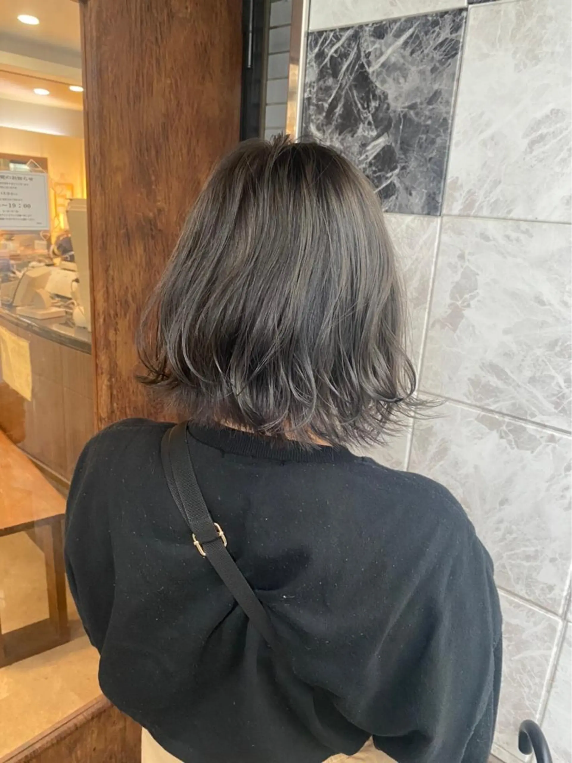 ミディアム カラー ヘアカラー カルフール草加本店 江波戸裕介のヘアスタイル