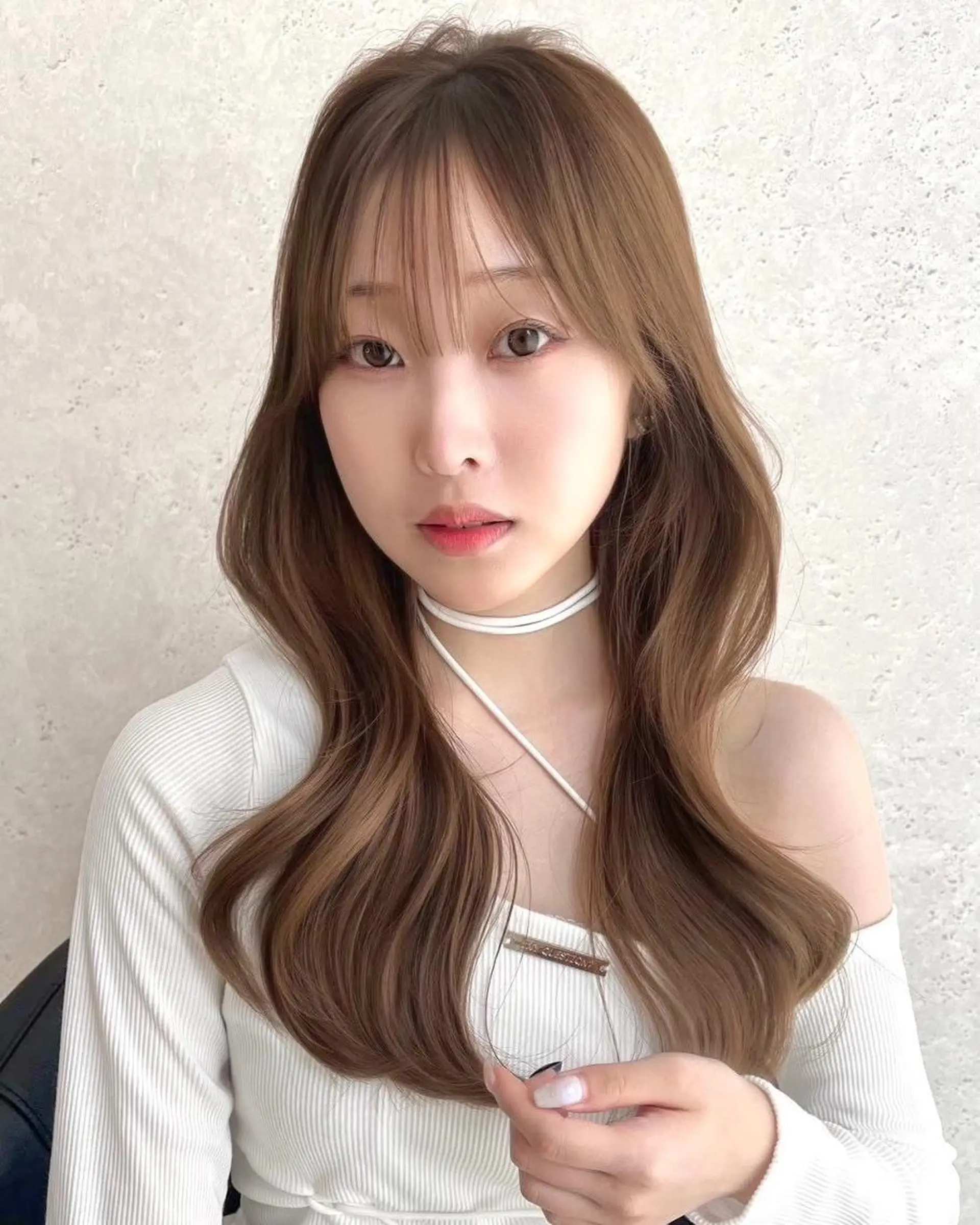 カラー 💘トレンドスタイル 💘透明感ヘアのヘアスタイル