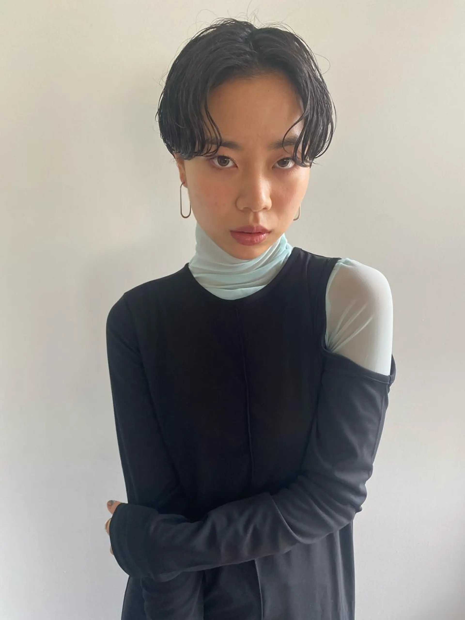 ショート riria/ボブ /透明感カラー🎀のヘアスタイル