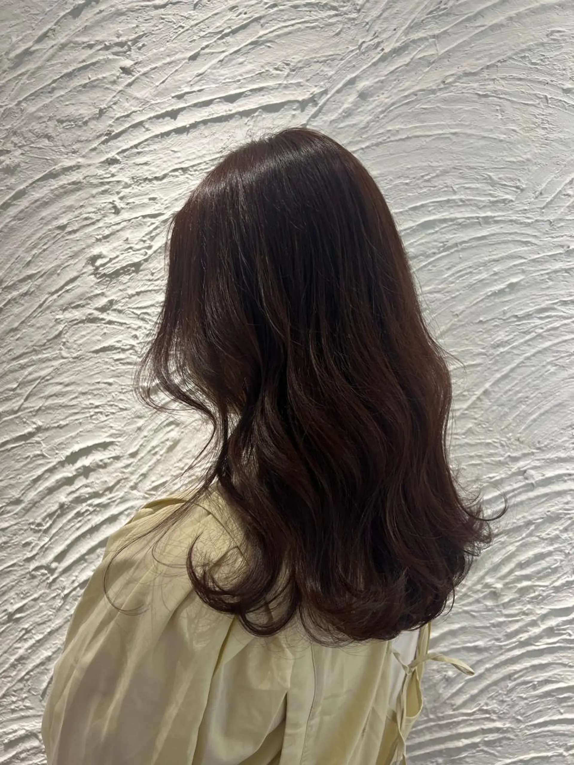 セミロング カラー 🥀韓国ヘア🥀 宮津真菜のヘアスタイル