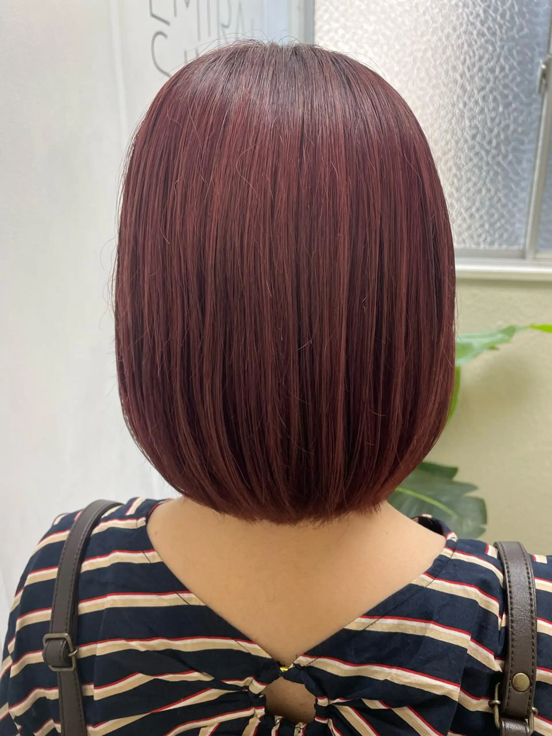 カラー ブリーチ カシス ピンクカラー カット ヘアカラー 前田リサコ🌹 ✨艶髪職人のヘアスタイル