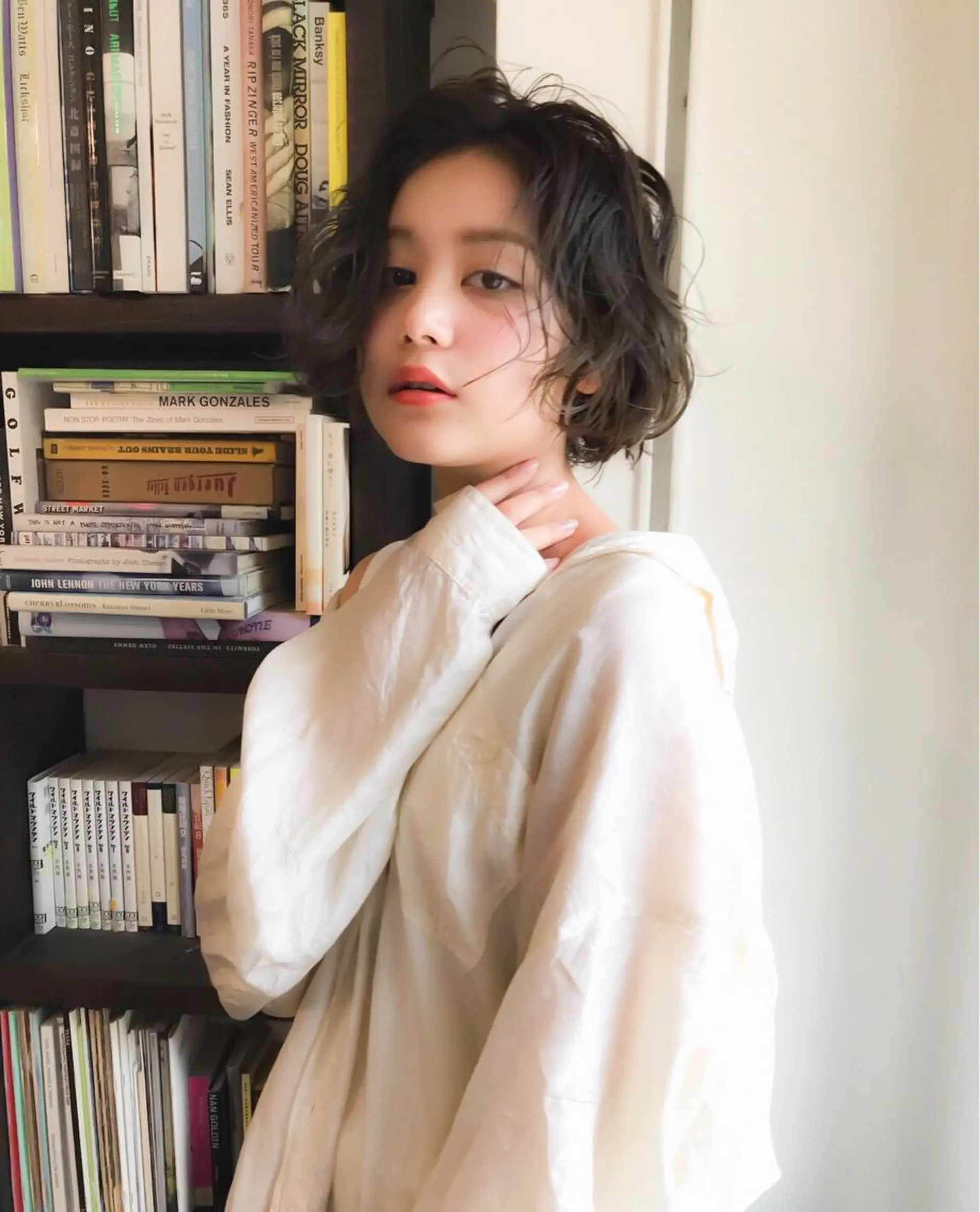 ショート カラー パーマ ヘアアレンジ 薬剤付きシェアサロン 店長タチバナのヘアスタイル