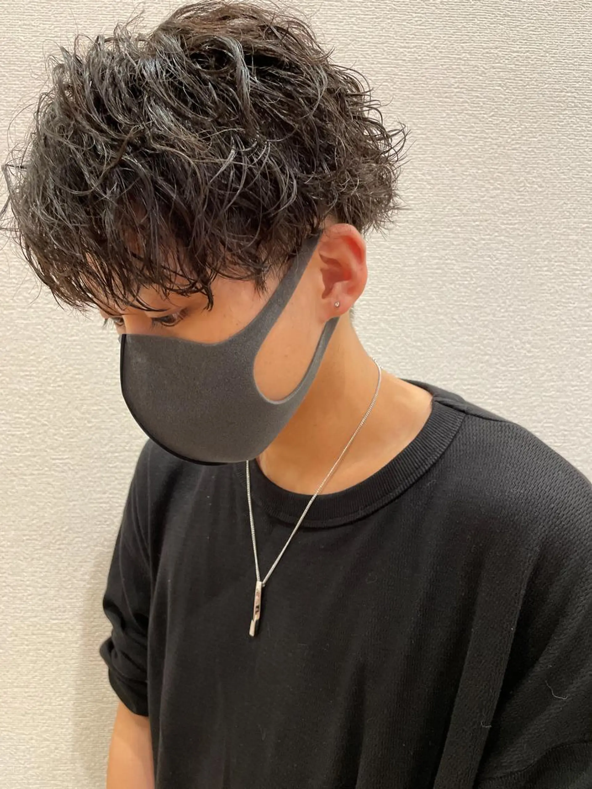 ショート パーマ メンズ メンズパーマ ツイストスパイラルパーマ スパイラルパーマ ショート/レイヤー /札幌/小山内のヘアスタイル