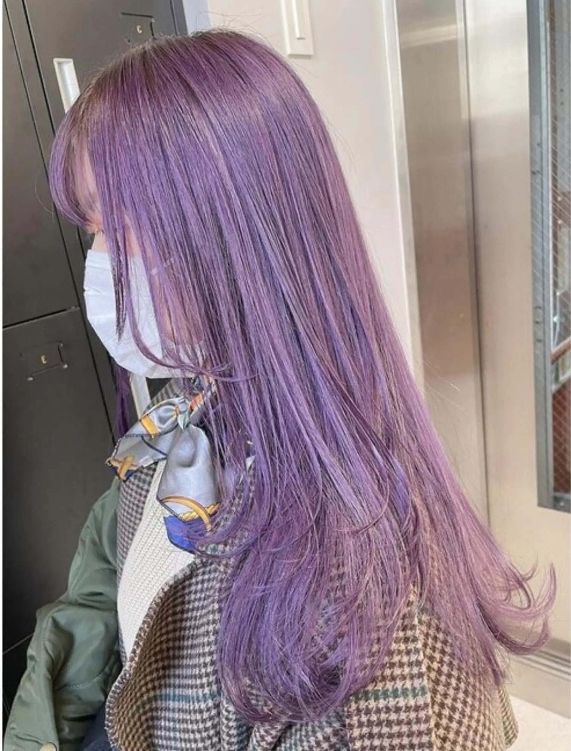 ロング カラー 韓国特化 BIZEのヘアスタイル