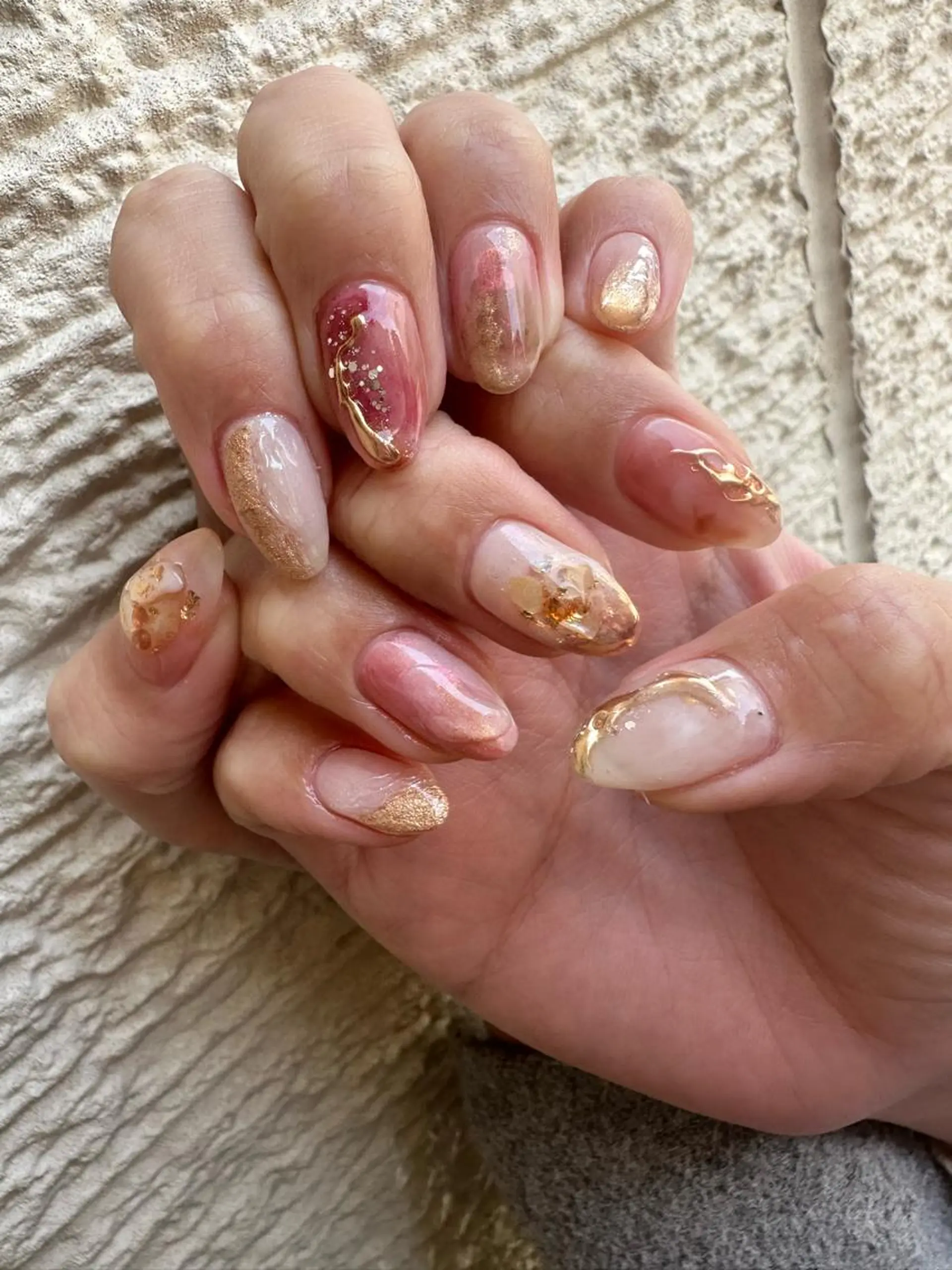 ロング カラー ヘアアレンジ キッズ ネイル マツエク・マツパ アイブロウ 福田 加奈のネイルデザイン