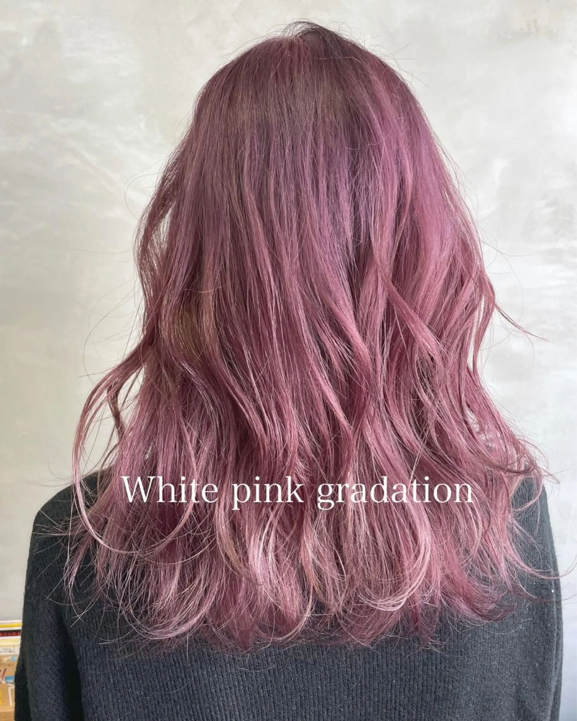 ロング カラー ピンクカラー sugino katsuyaのヘアスタイル