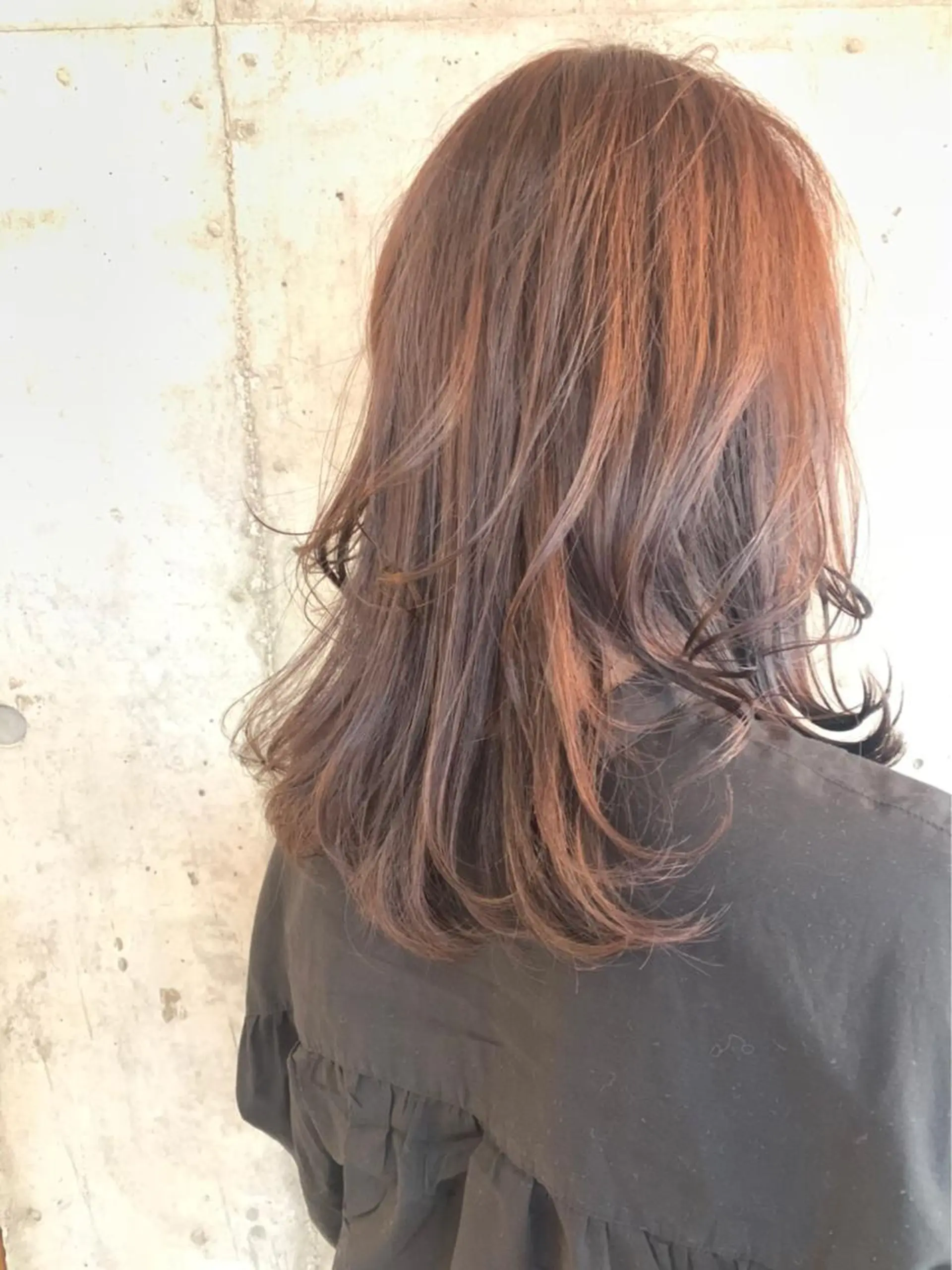 ミディアム カラー ヘアカラー トリートメント ヘアセット 💘透明感カラー💘 沖本 将宏のヘアスタイル
