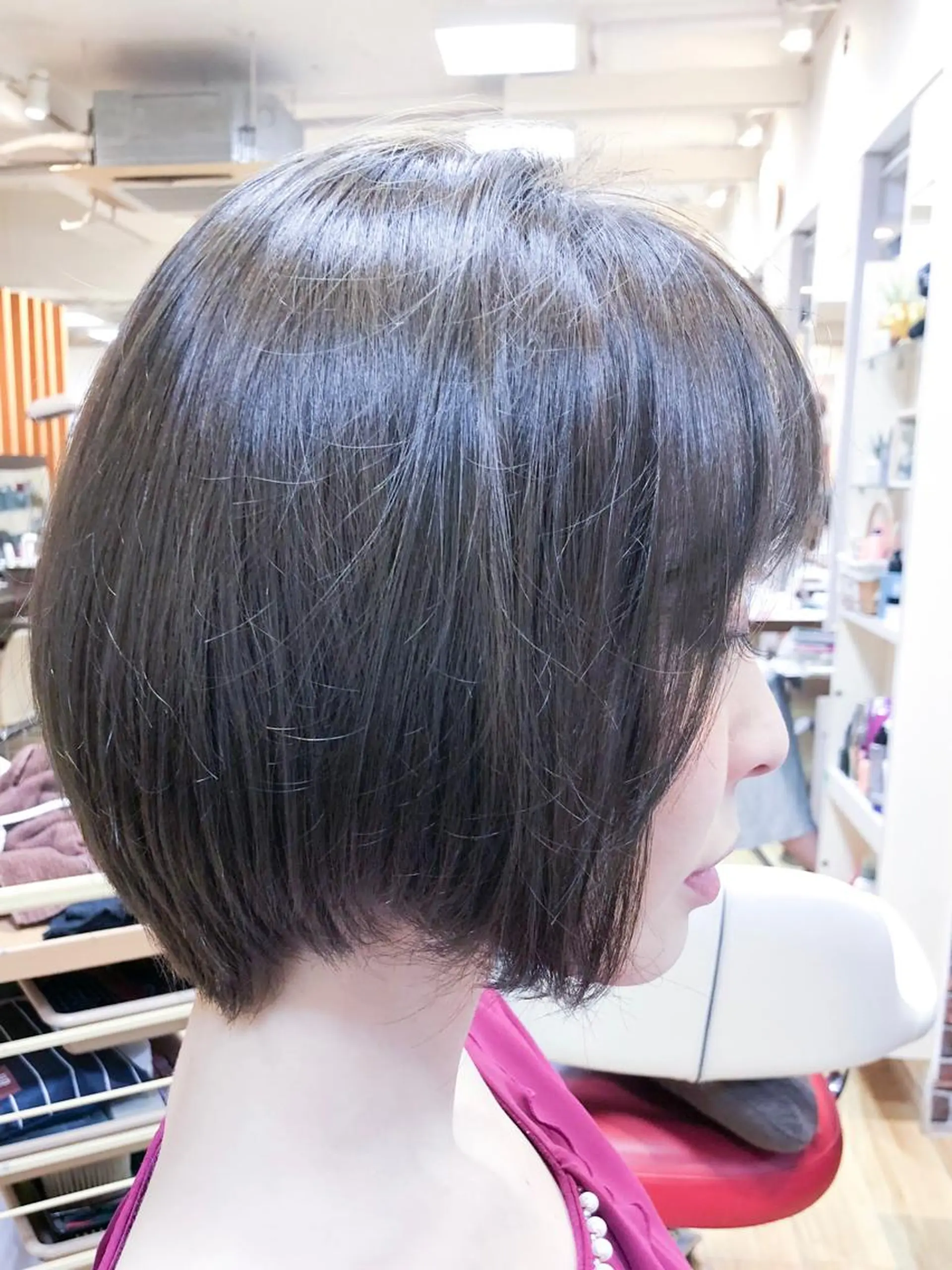 ショート アッシュ 小澤 充のヘアスタイル
