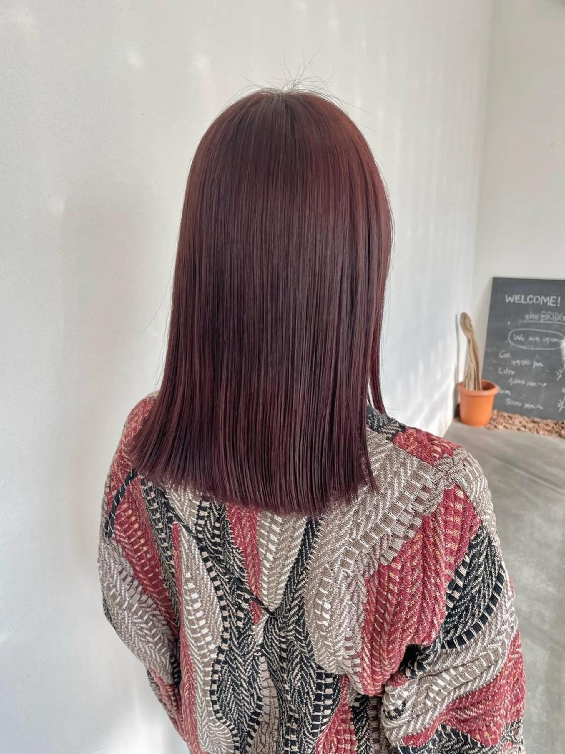 ミディアム カラー GPIP 近藤沙樹のヘアスタイル