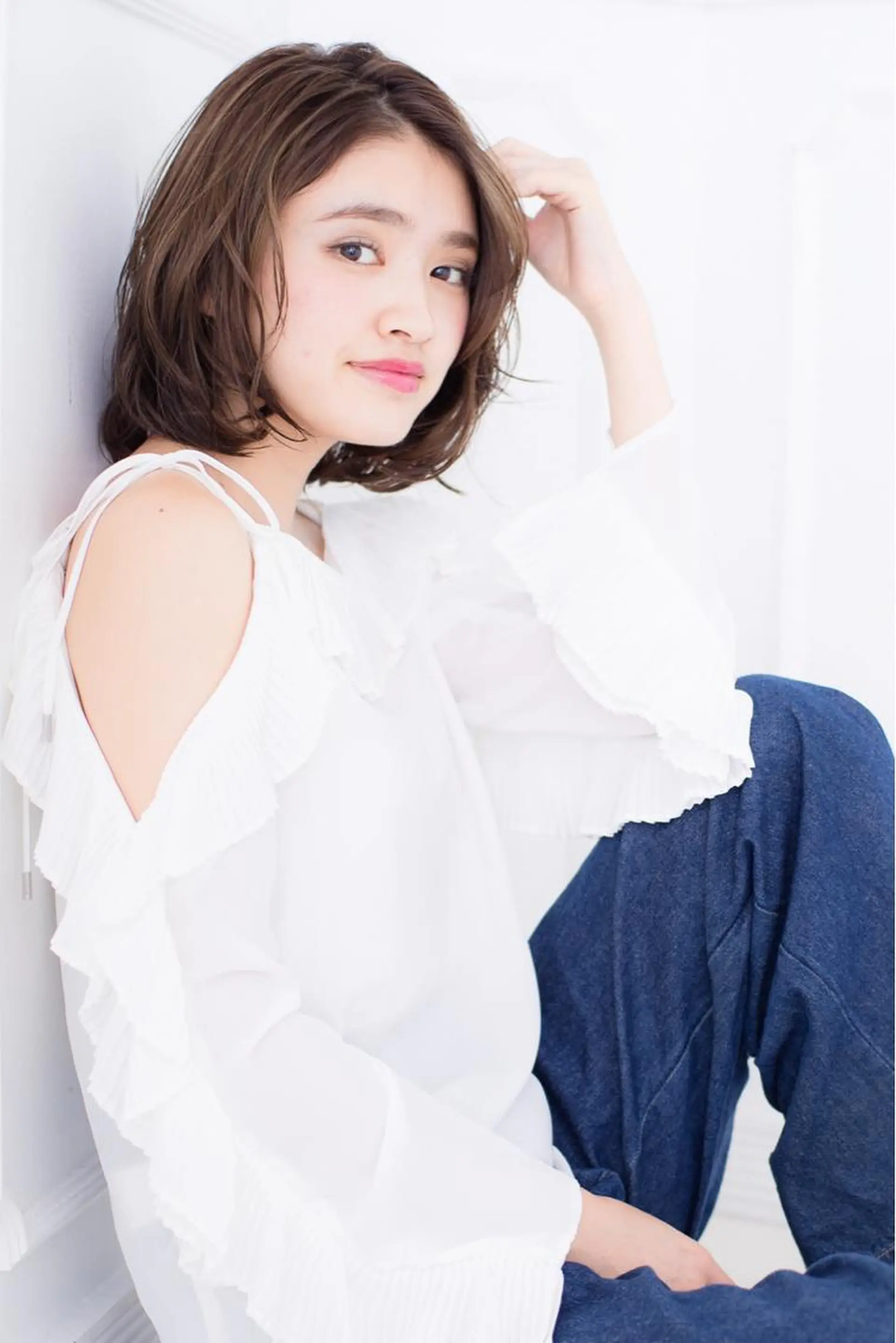 セミロング カラー パーマ 髪質改善サロン Liko🌟のヘアスタイル