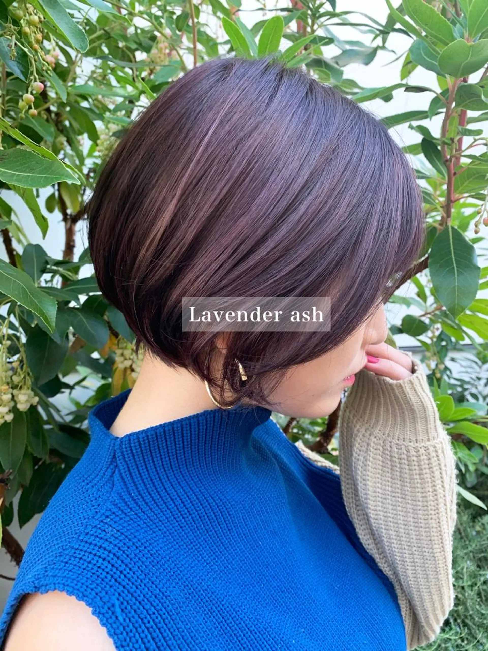 ショート アッシュ カット ヘアカラー トリートメント 山本 晶大のヘアスタイル