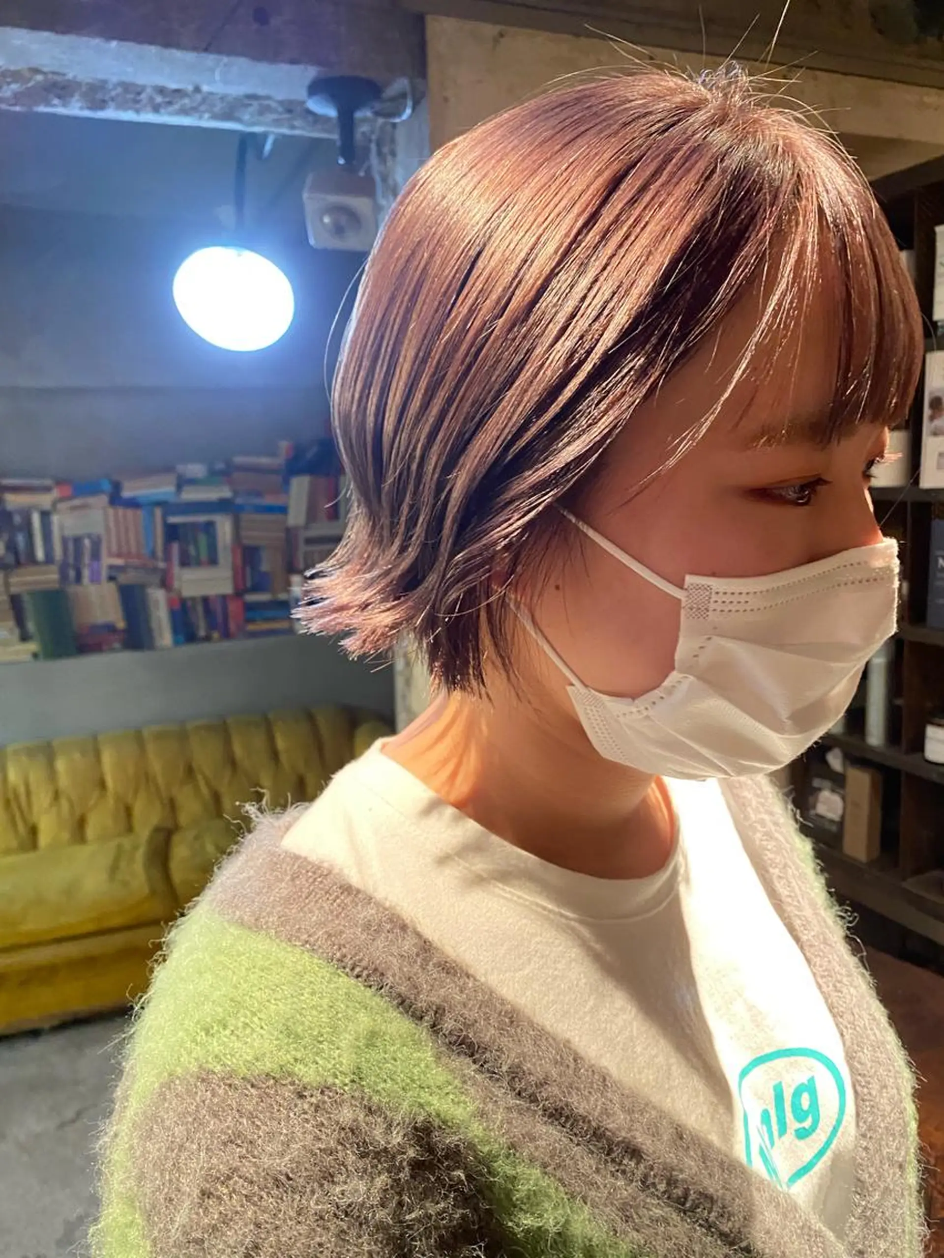 ミディアム カラー ベージュカラー パープルカラー お任せヘア☘️☘️ 及川渚のヘアスタイル
