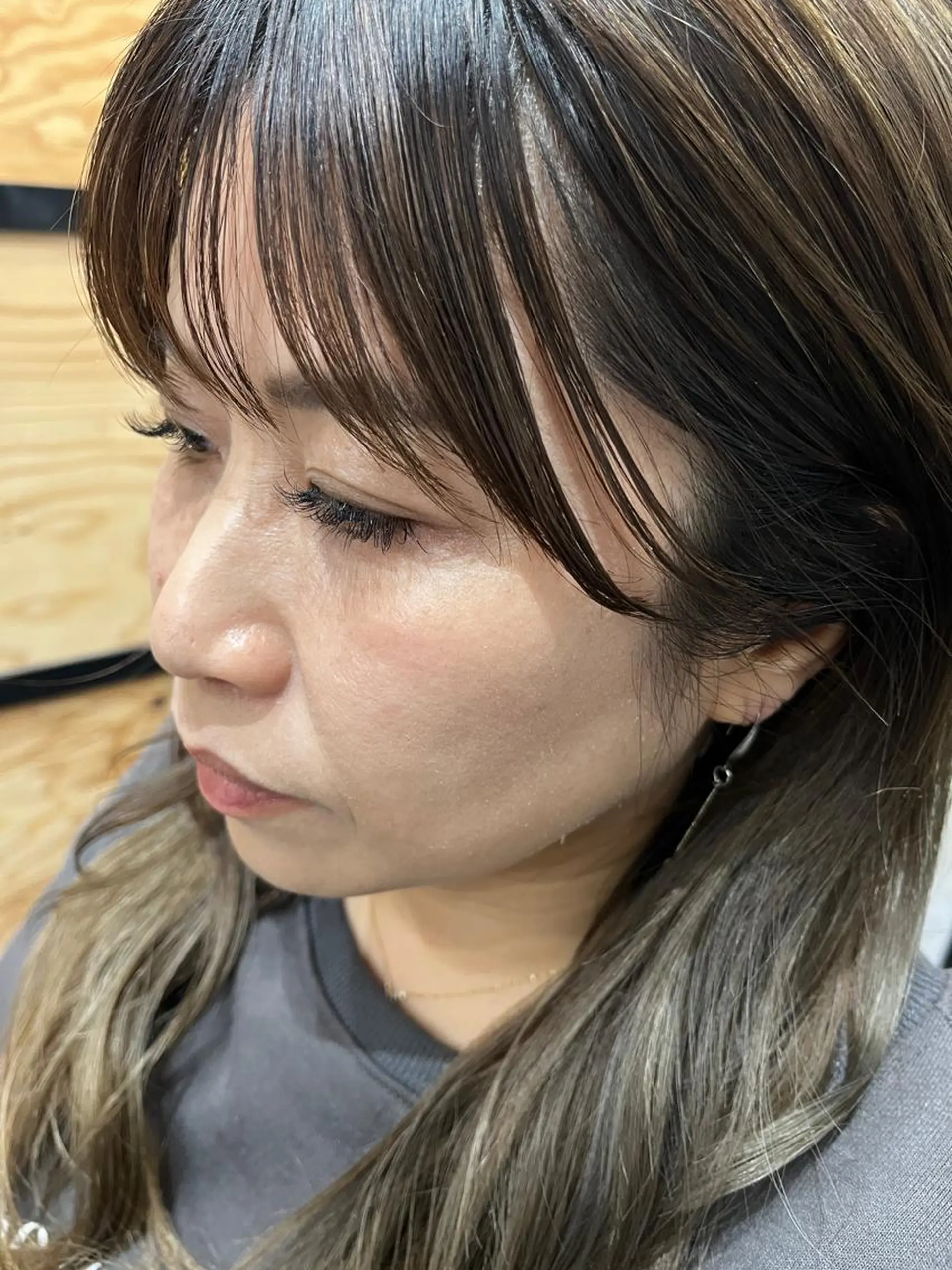 セミロング カラー パーマ ヘアアレンジ メンズ キッズ ネイル マツエク・マツパ アイブロウ メンズブリーチ メンズハイライト メンズインナーカラー メンズ韓国風 ブリーチ 久木原 ゆりのヘアスタイル