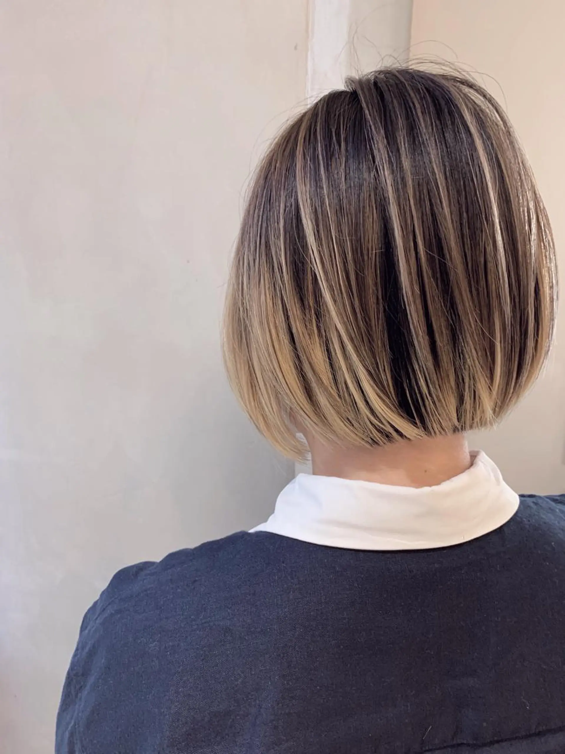 ショート 切りっぱなしボブ ボブ レイヤーカット 松村 総のヘアスタイル