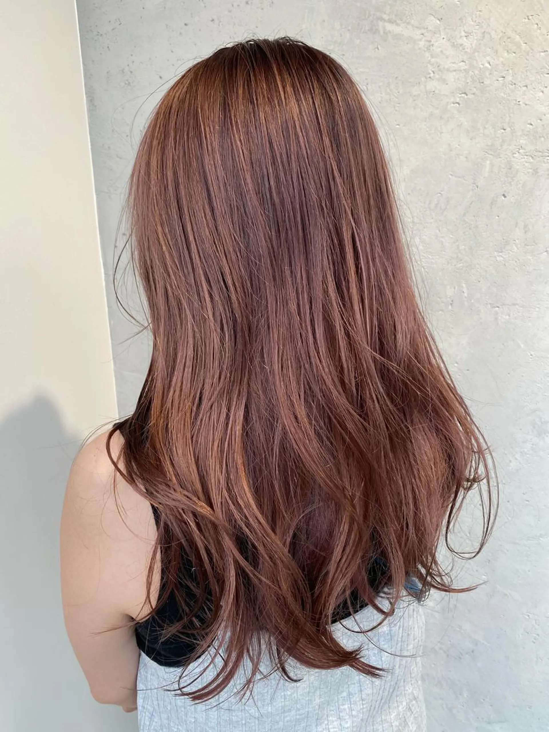 ロング カラー ヘアアレンジ 【艶髪×韓国風】 毛流れ職人 RYOのヘアスタイル