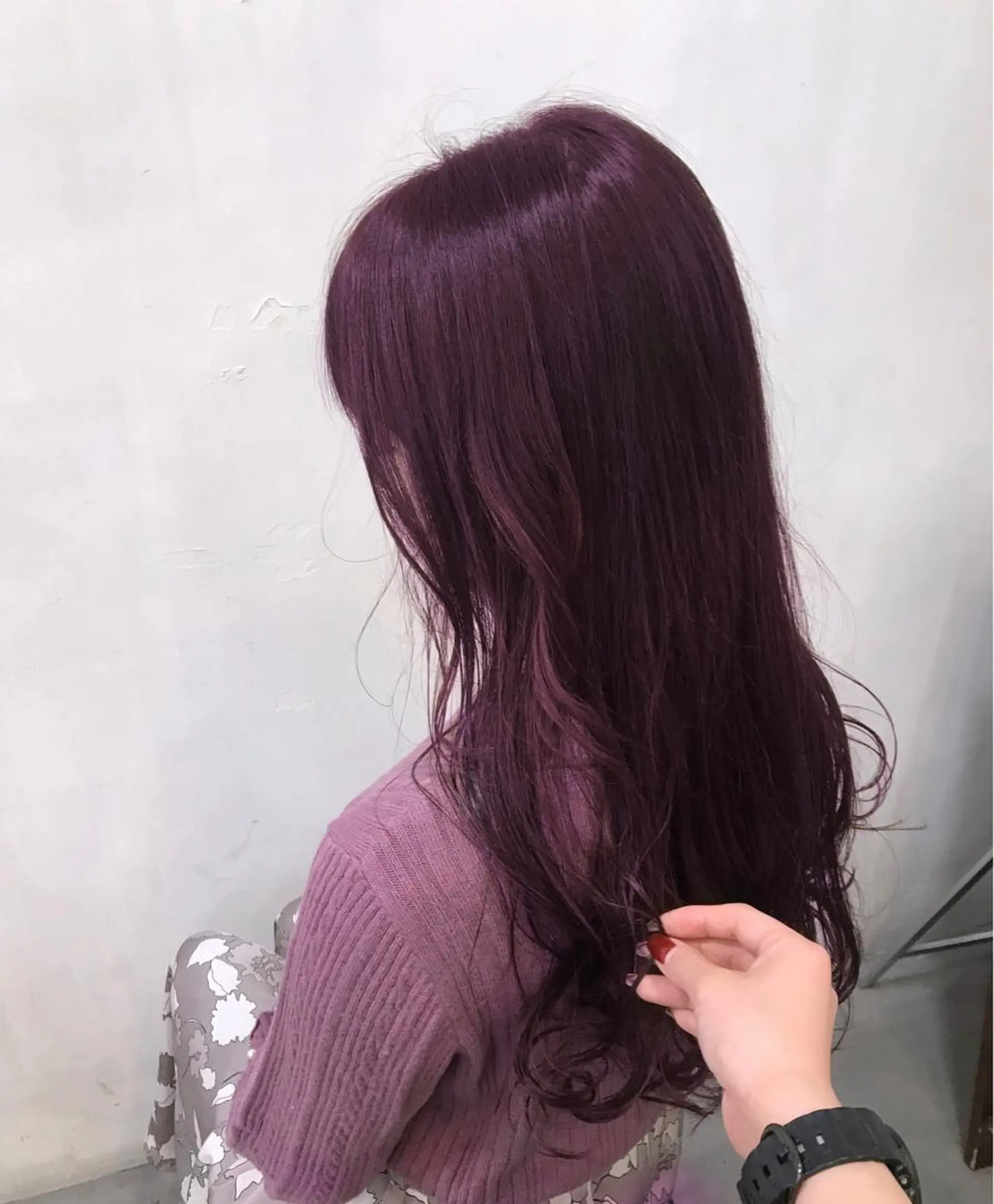 ロング カラー ヘアカラー Happiness河原町店所属・進 詩織のヘアスタイル