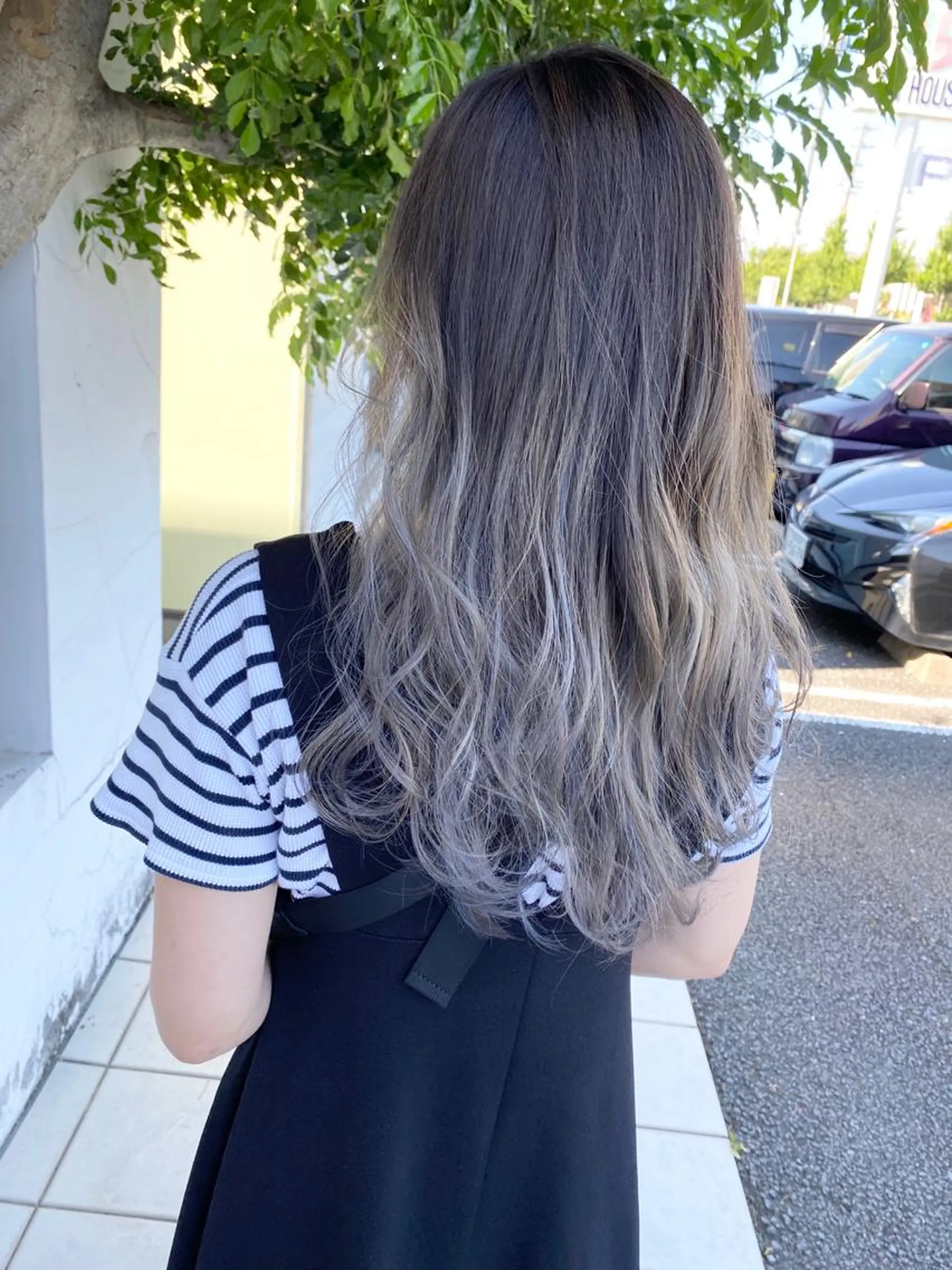 ロング カット ヘアカラー トリートメント 具志 正太のヘアスタイル