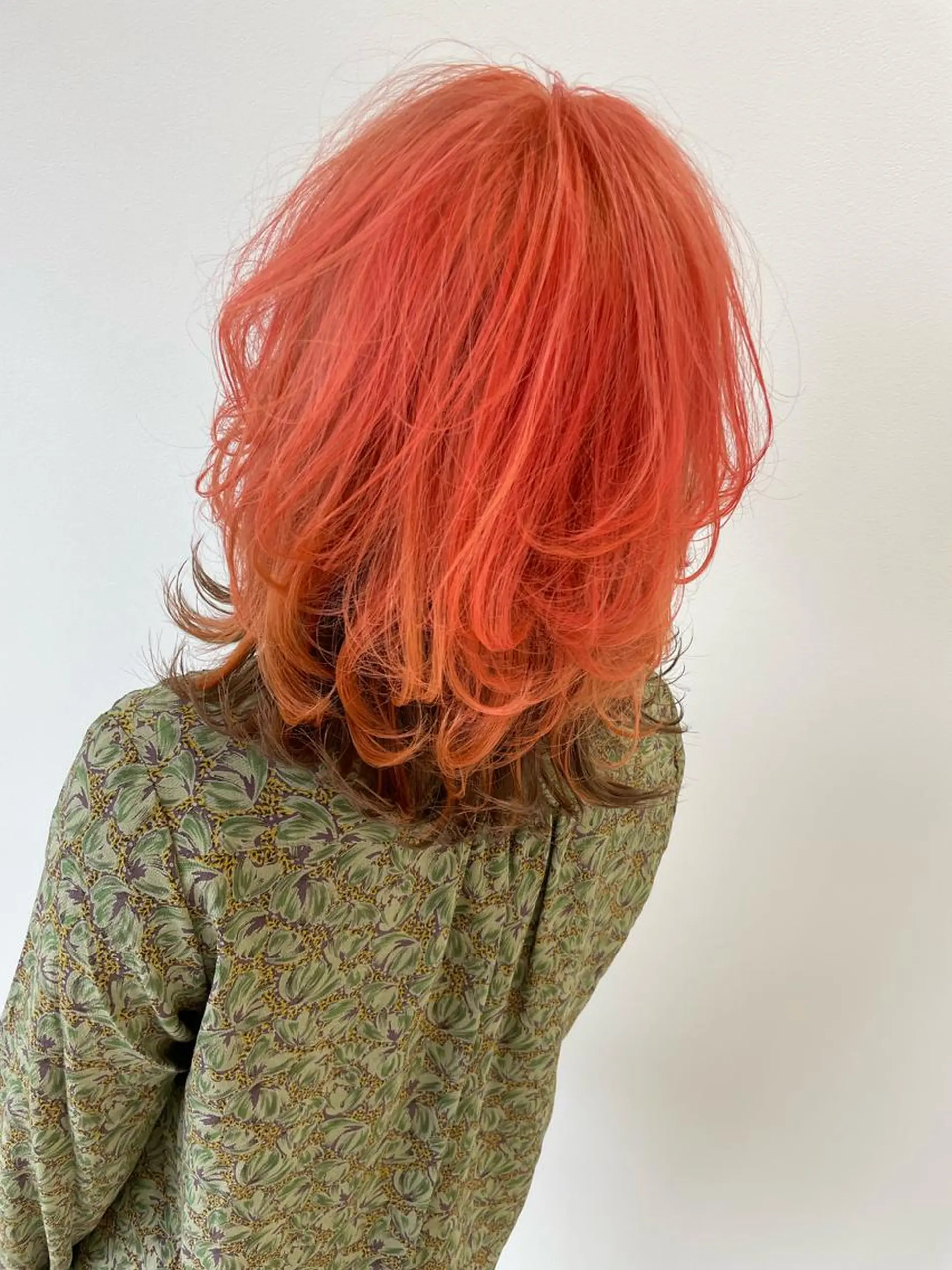 セミロング ヘアカラー トリートメント 難しい髪質の縮毛矯正 高岡/射水/髪質改善のヘアスタイル