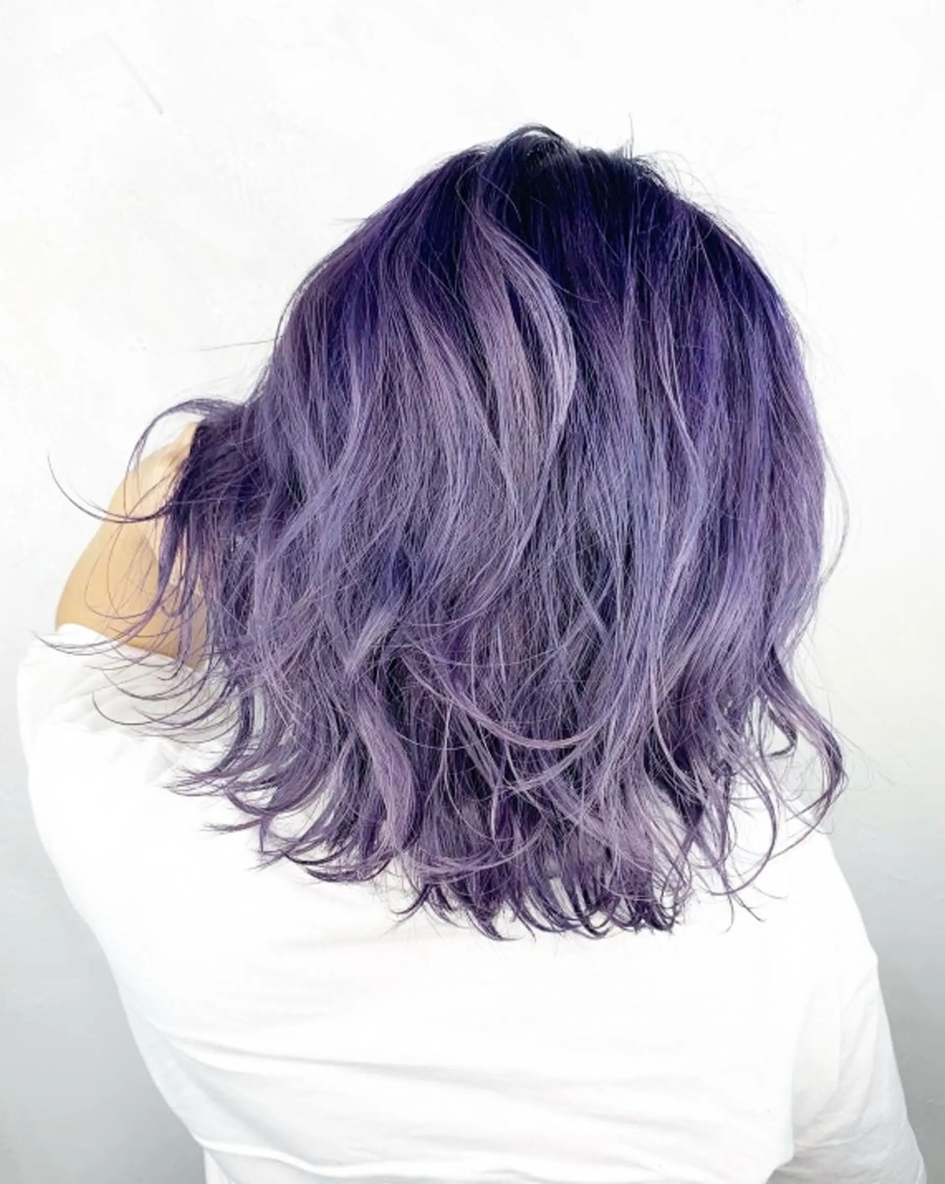 ミディアム カラー アディクシーカラー アッシュ ブルーカラー ブルーアッシュ ブルージュ カット ヘアカラー N° aria 三軒茶屋のその他イメージ