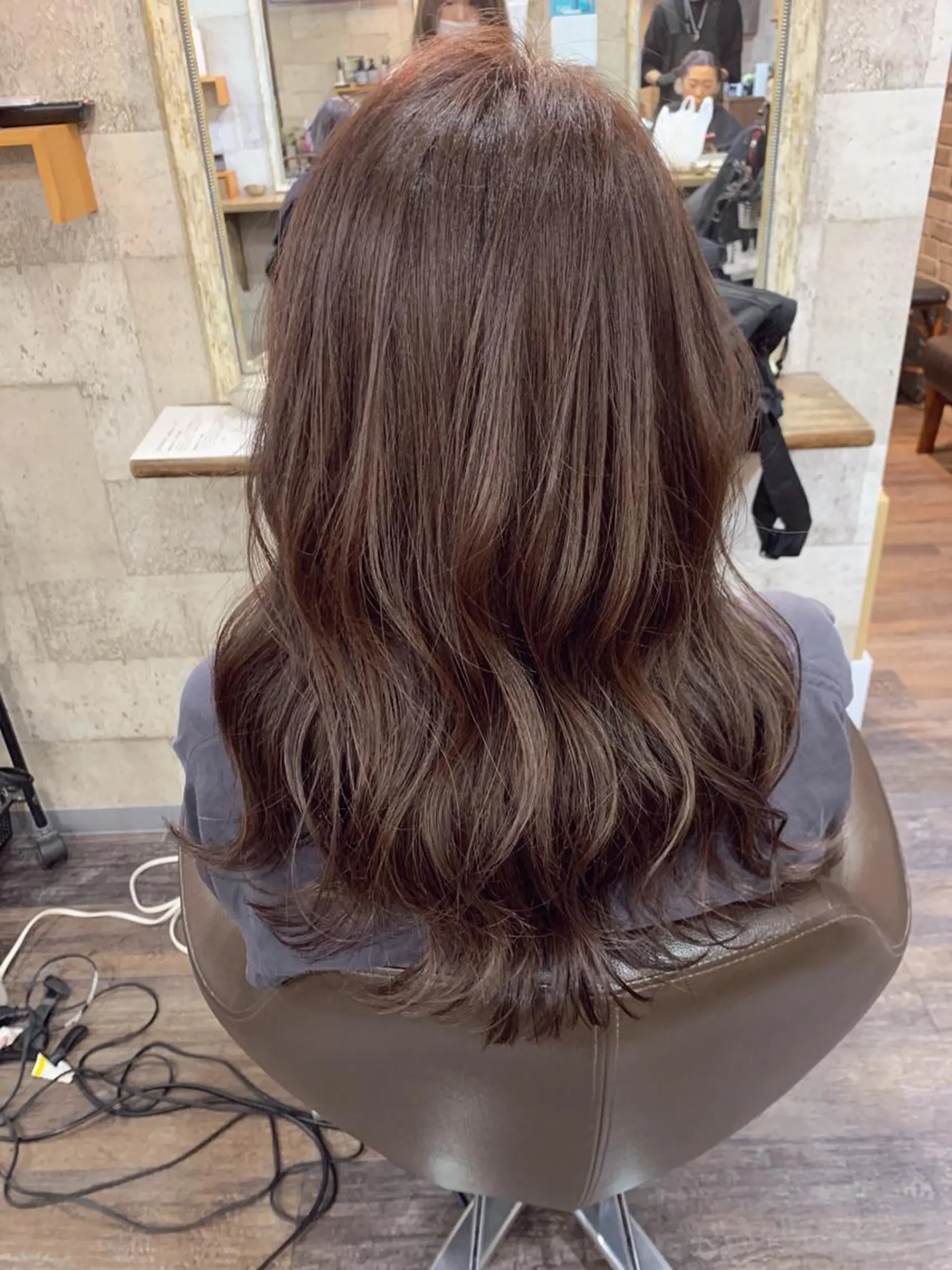 ロング カラー ラベンダーカラー ピンクカラー ピンクラベンダー B E C H I C O〔べち子〕のヘアスタイル