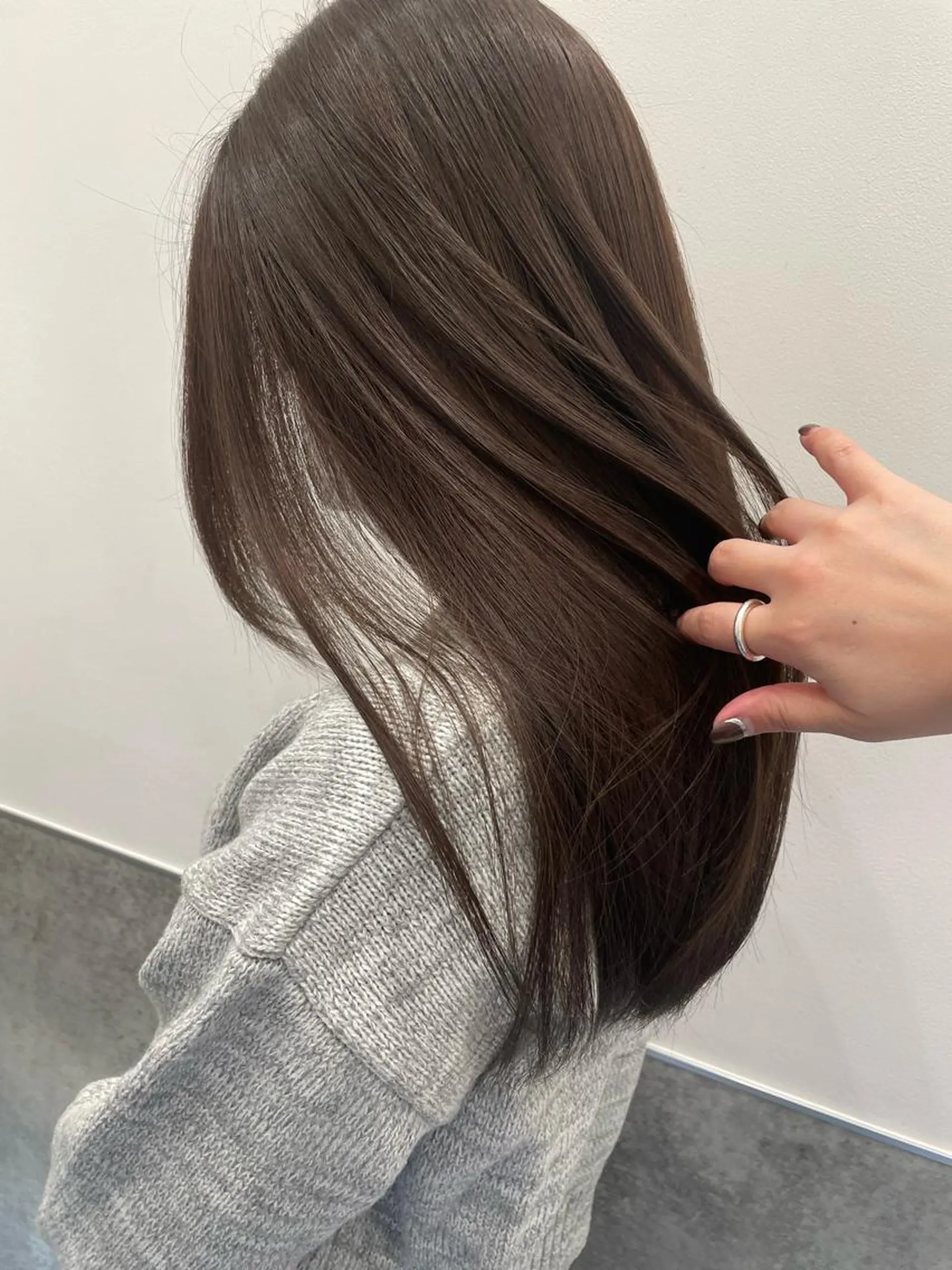 ミディアム カラー ヘアアレンジ アイブロウ ミニボブ/ブリーチ 🌈MISATOのヘアスタイル