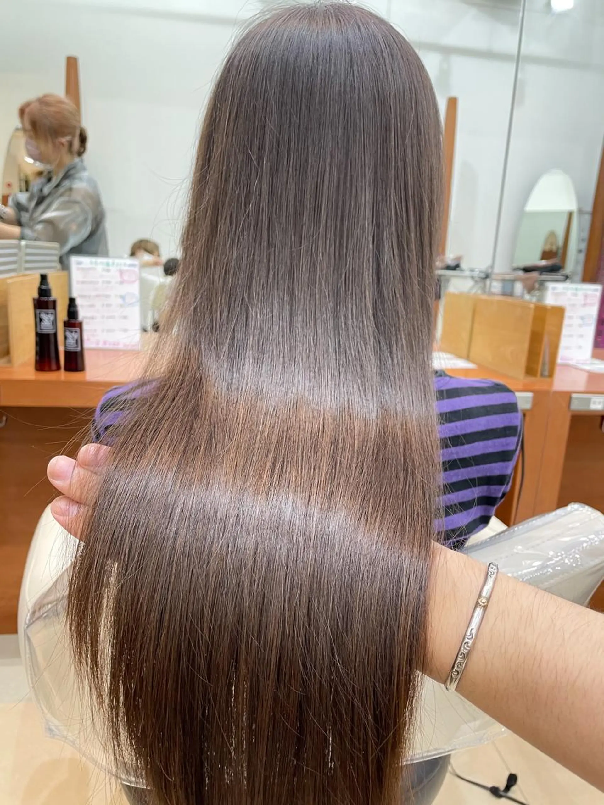 ロング パーマ 縮毛矯正/髪質改善 /韓国風　山川春輝のヘアスタイル