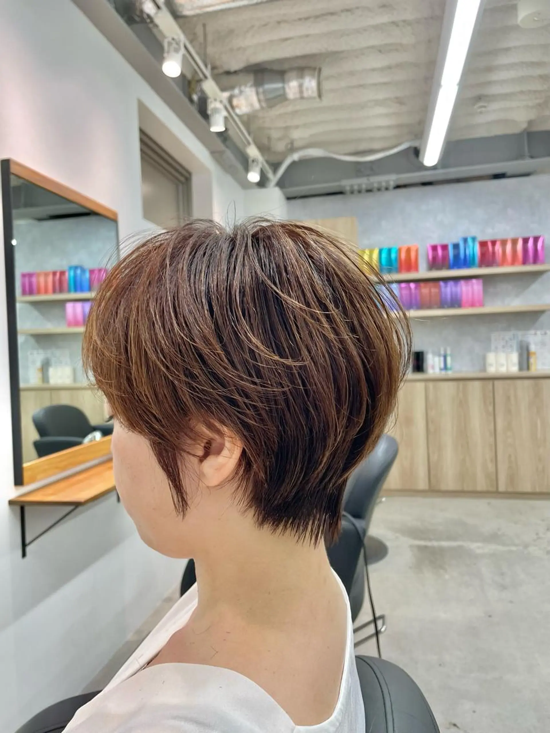 ショート 韓国/レイヤーカット 顔周り/廣瀬達哉のヘアスタイル