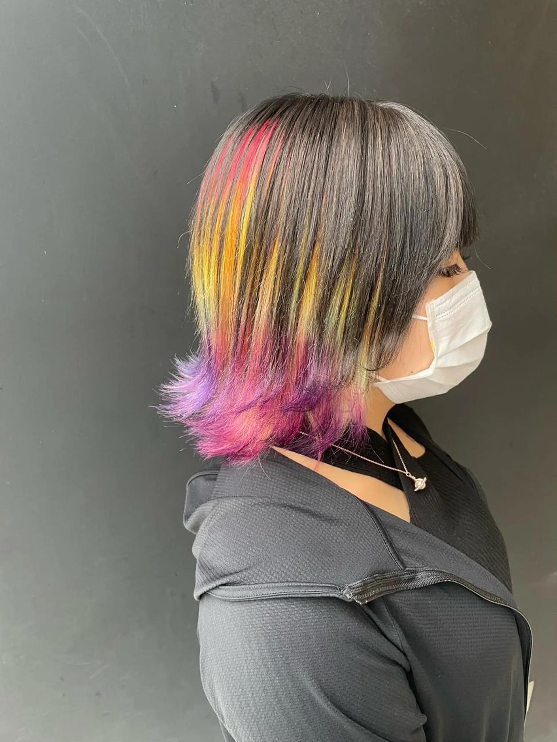 ミディアム カラー 神戸 大輝のヘアスタイル