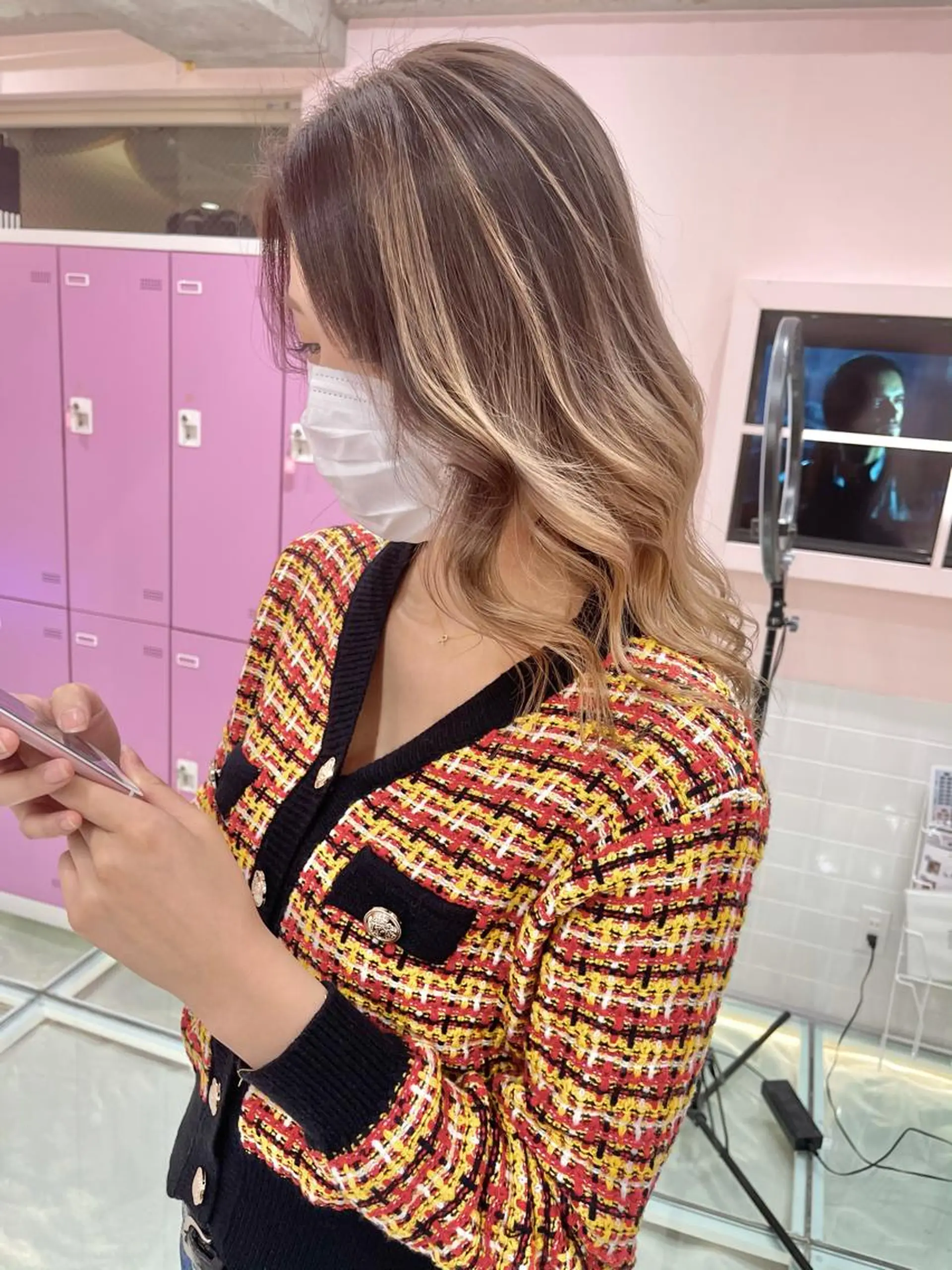 ミディアム カラー ヘアカラー トリートメント 店長 小池アキトのヘアスタイル