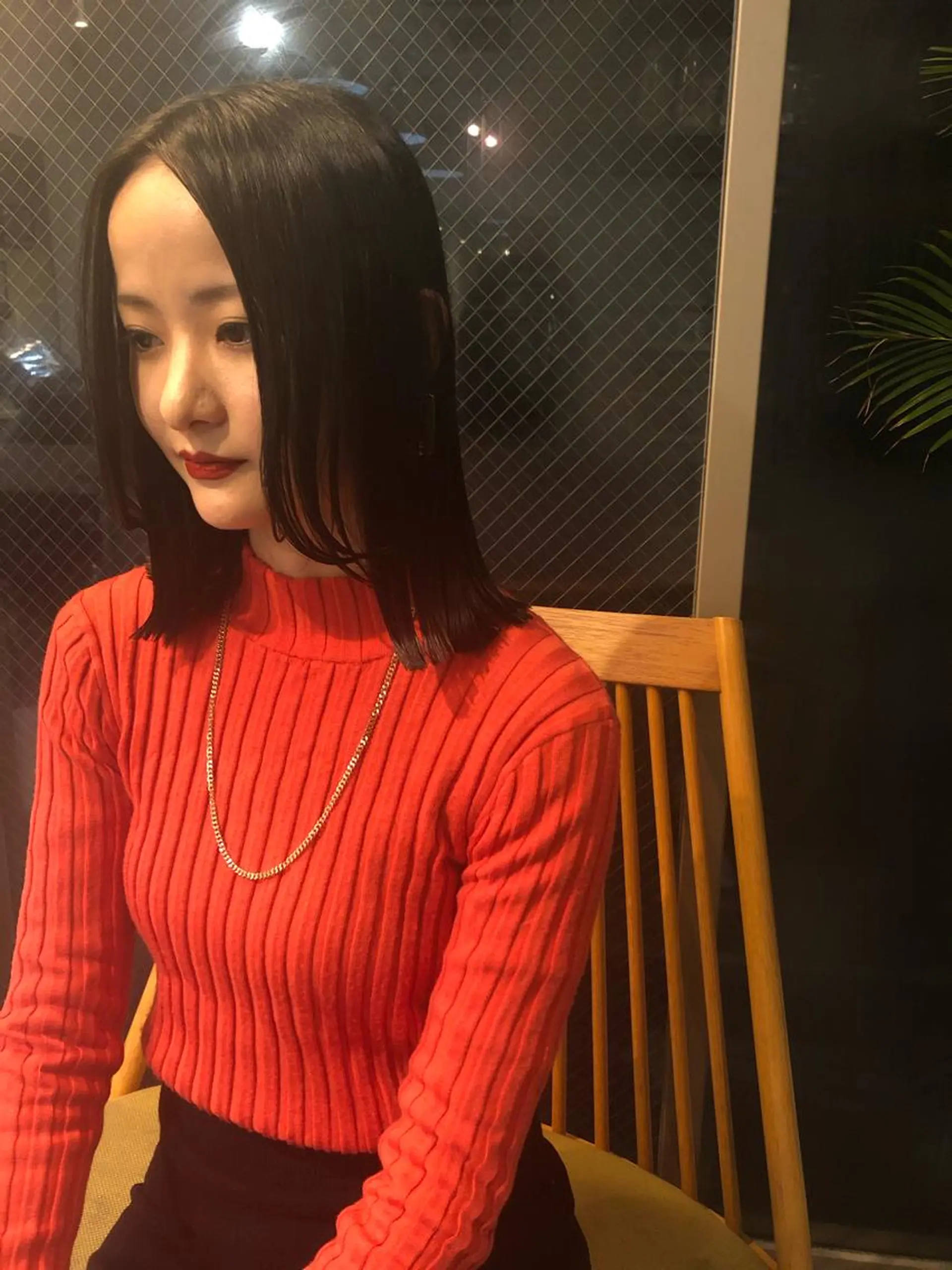 ミディアム 🌈圧倒的デザイン パーマ　関和希のヘアスタイル