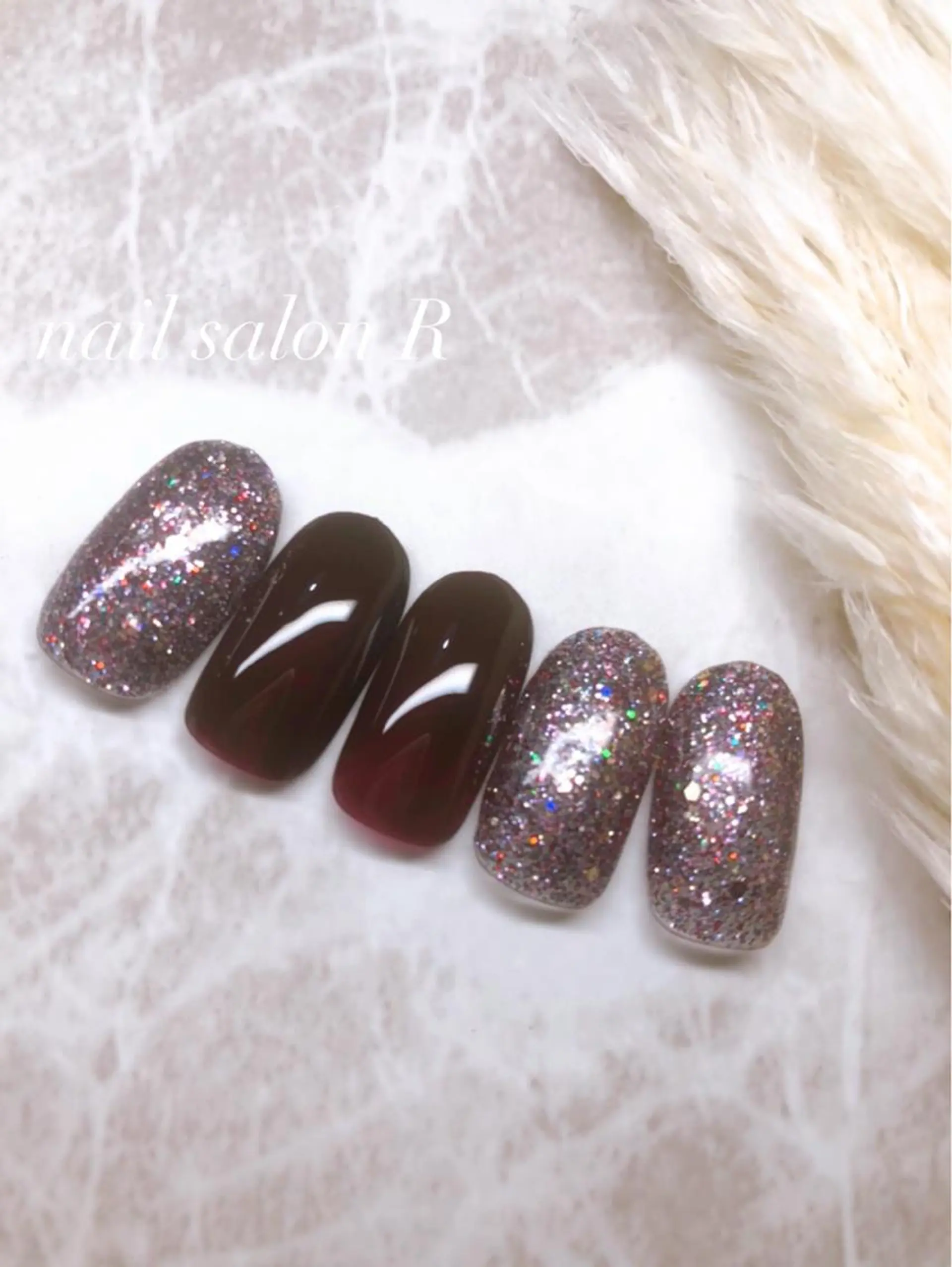 ネイル ラメ(グリッター) nail salon Rのネイルデザイン