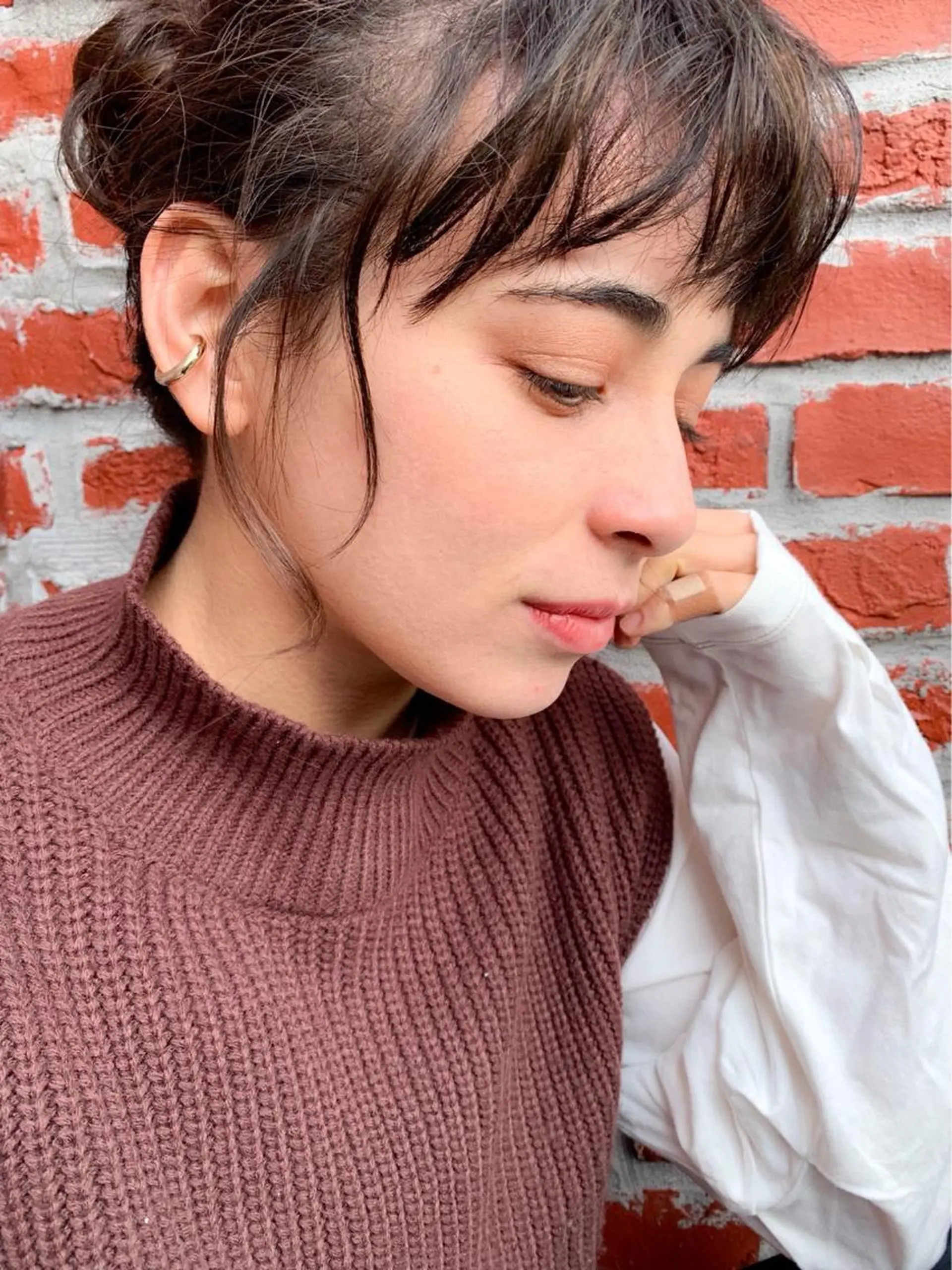 セミロング 初めてでも失敗しない 透明感カラー　Miiのヘアスタイル