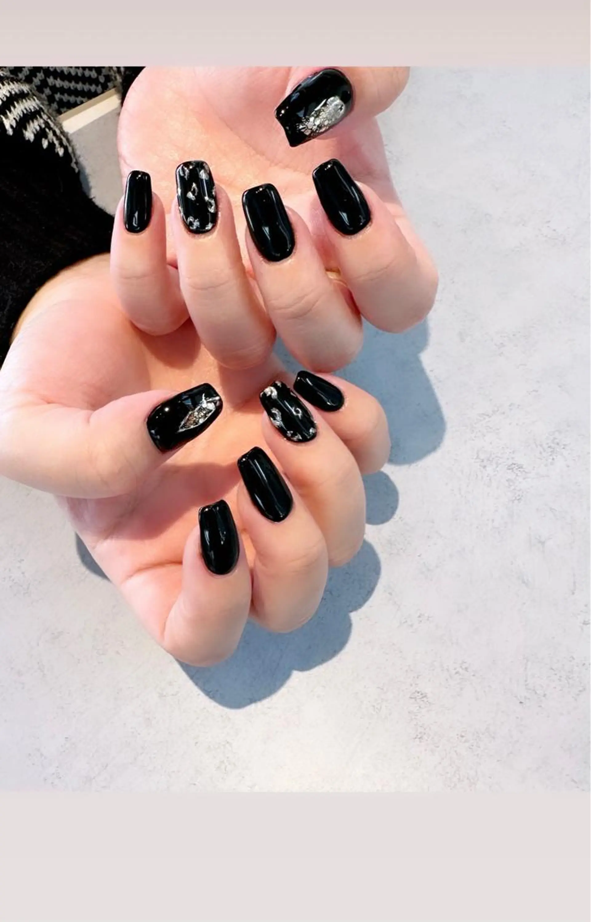ネイル ミラーネイル ワンカラーネイル ハンドネイル Baden Nail ﾊﾞ-ﾃﾞﾝ ﾈｲﾙのネイルデザイン