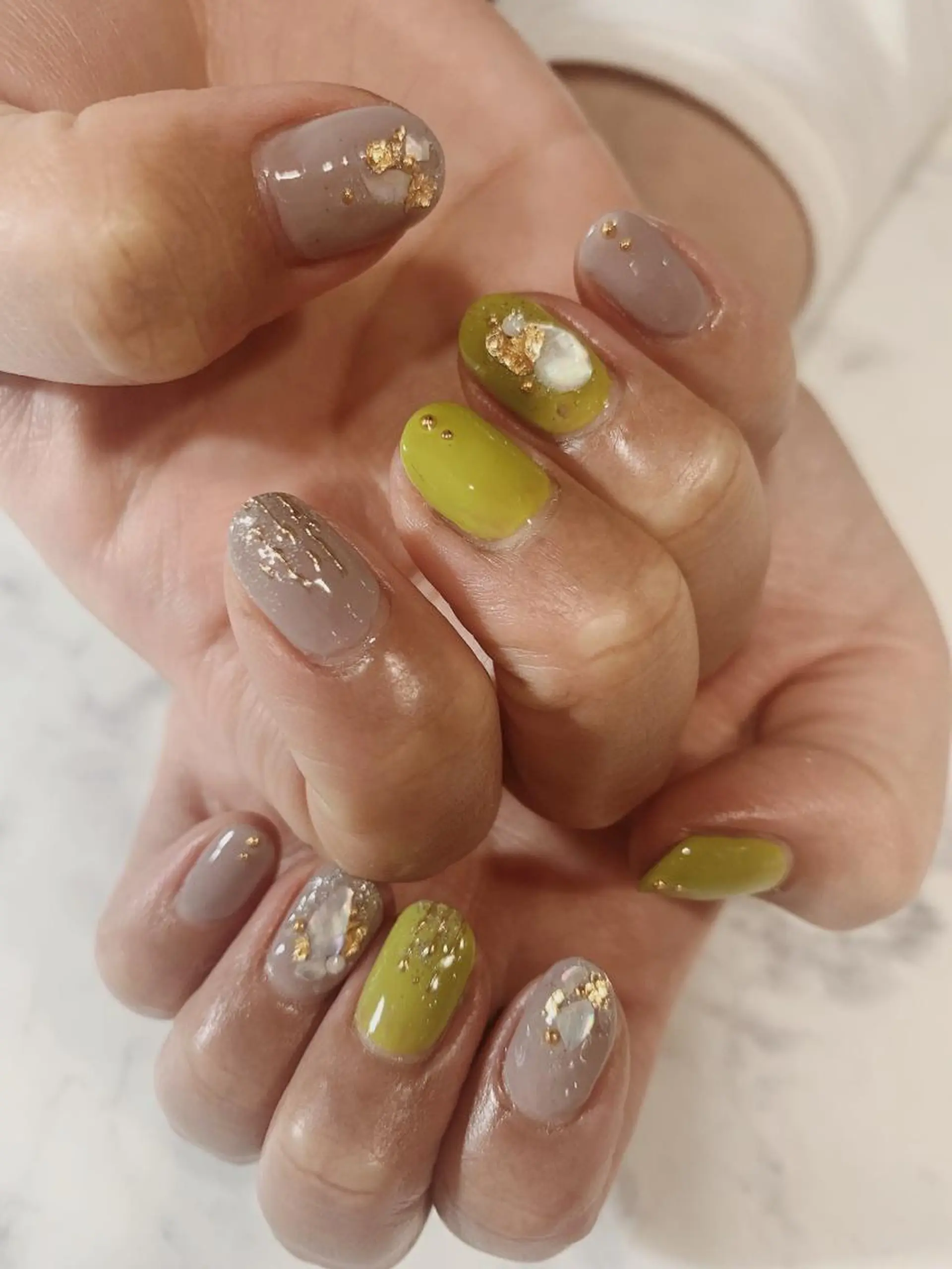 ネイル ピスタチオネイル 高橋 実和子のマツエク・マツパデザイン