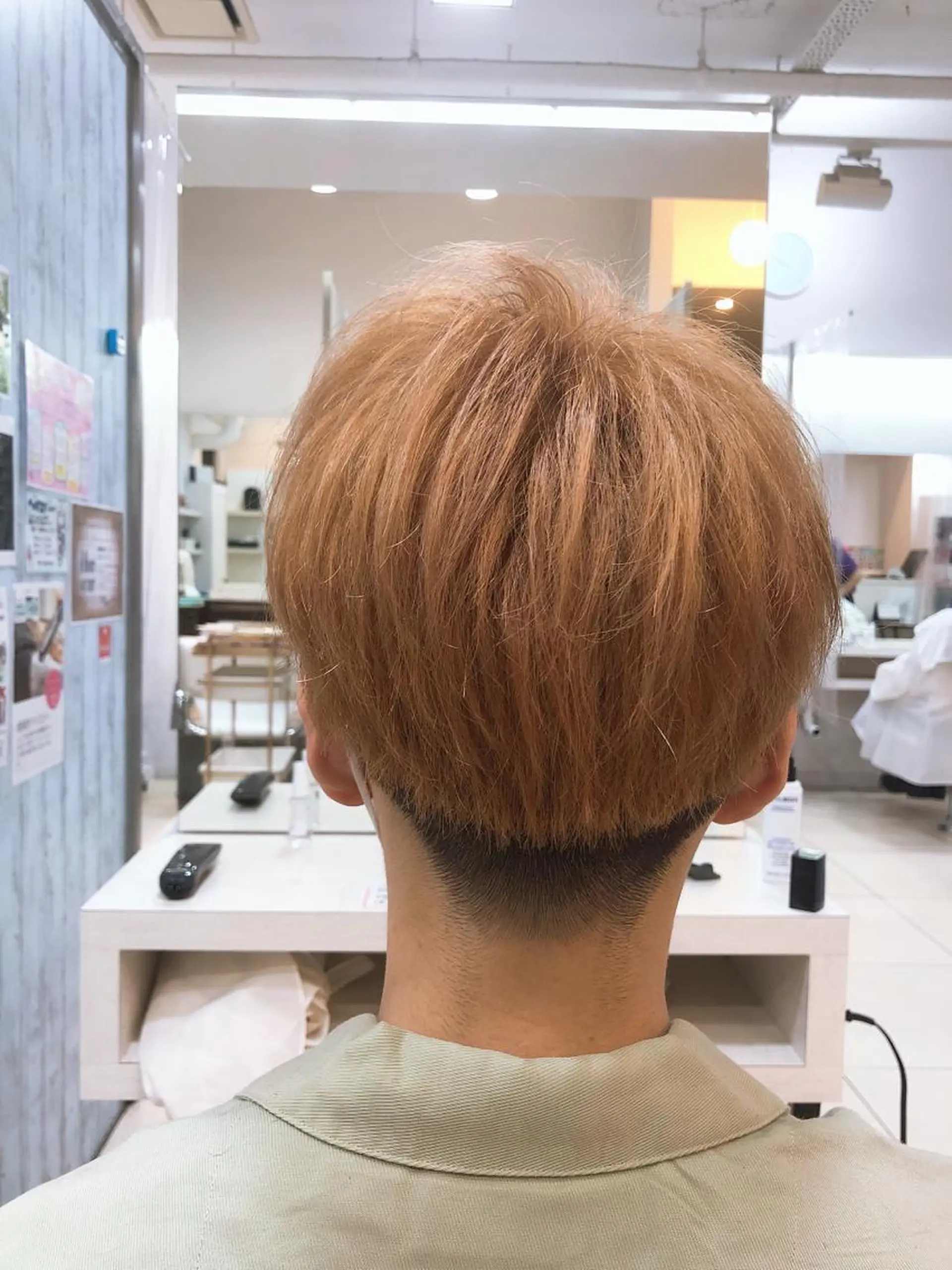 ショート カラー メンズ 髪質改善× 白髪ぼかし溝江のヘアスタイル