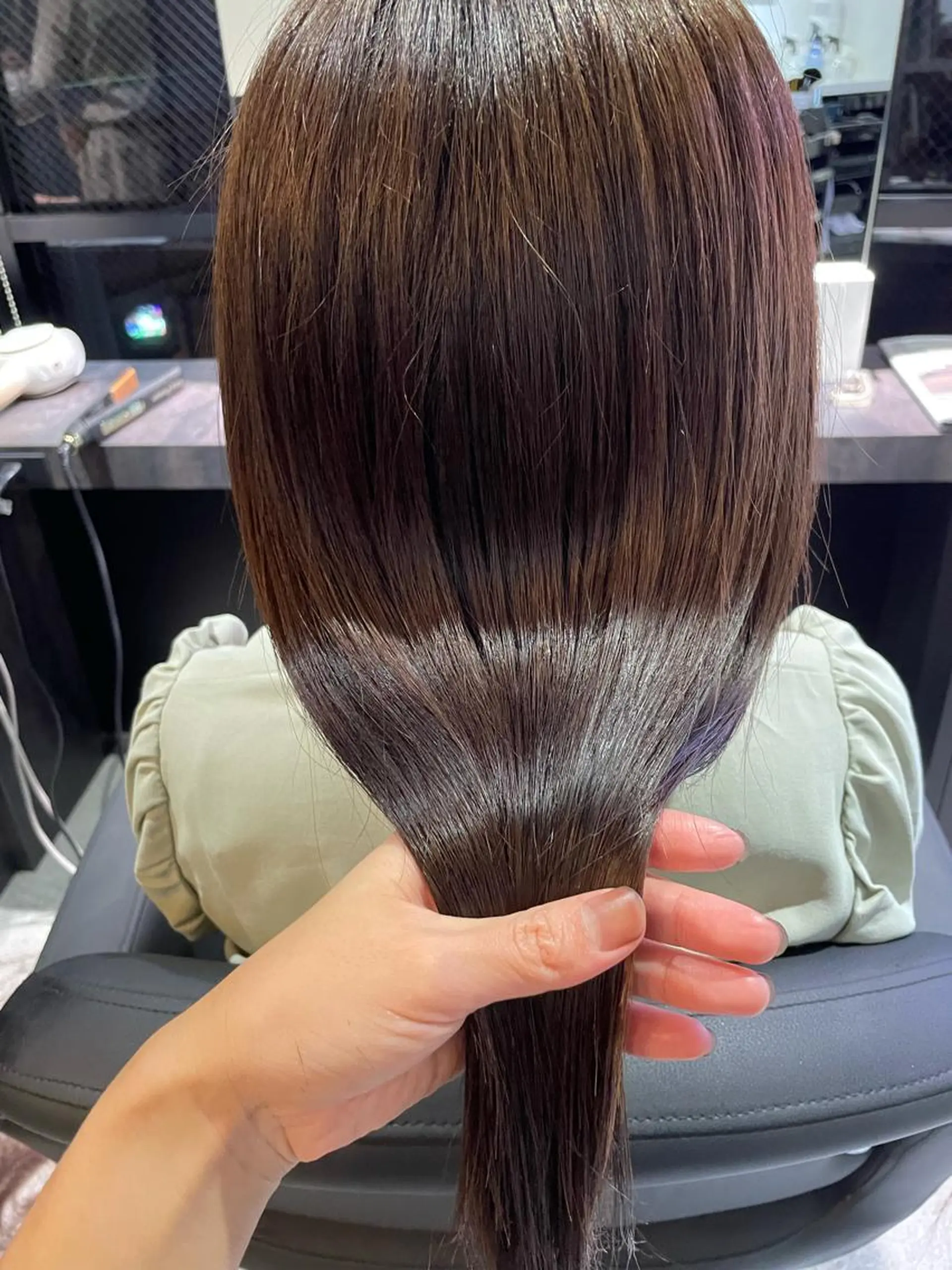 ロング カラー ベージュカラー 髪質改善 ショート/脱白髪染め ☆宇﨑悠実のヘアスタイル