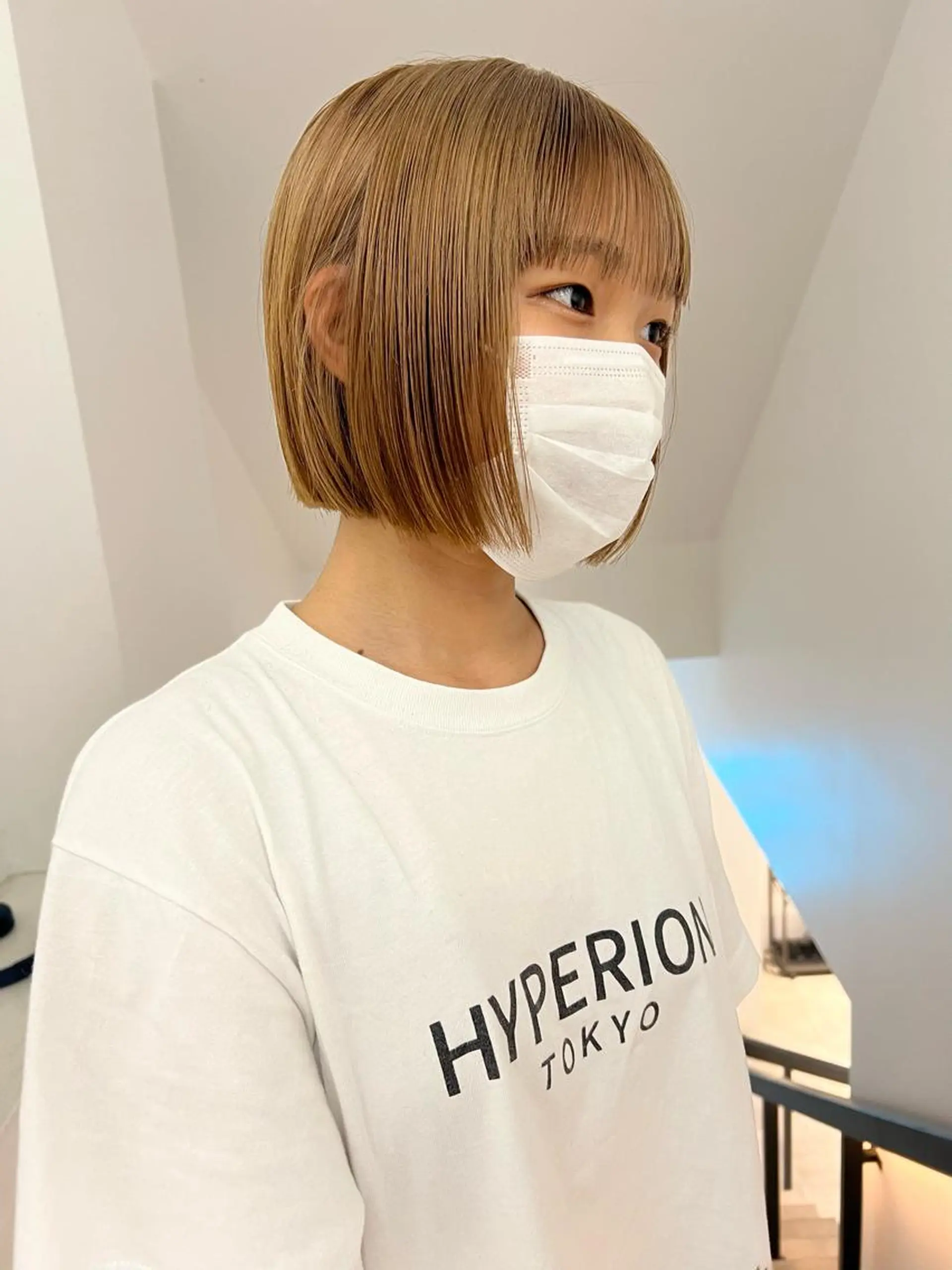 ショート カラー 顔周りカット/透明感 カラー✂️MEIのヘアスタイル